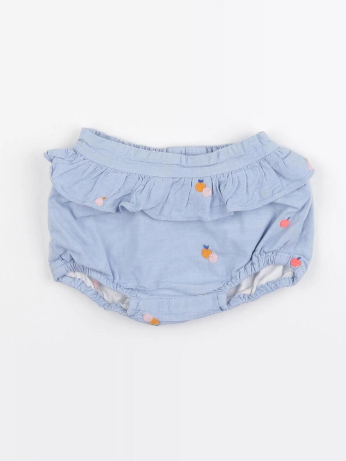 Jacadi - bloomer volants au dos bleu - 6 mois