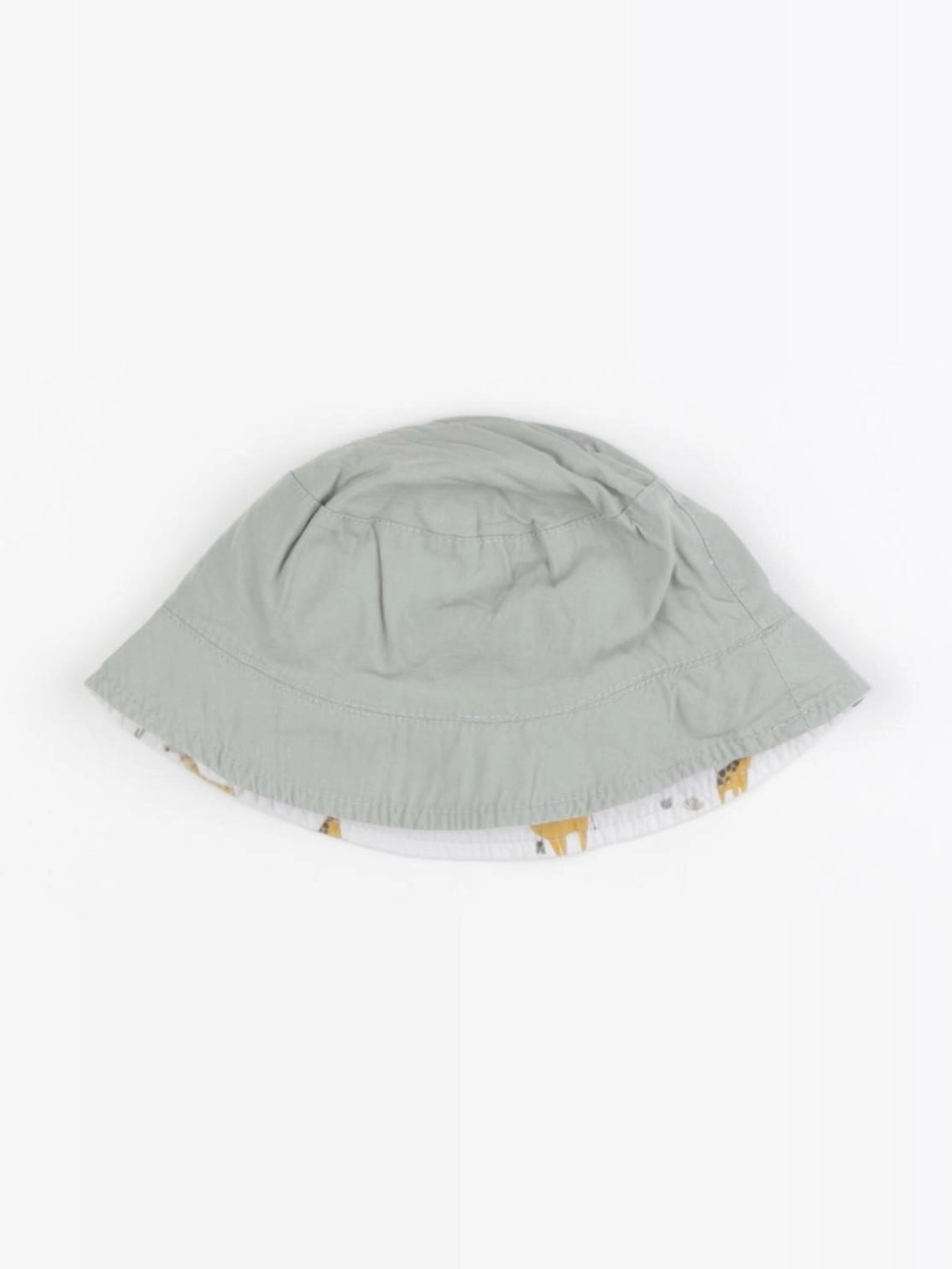 Vertbaudet - chapeau blanc, vert - 3/6 mois