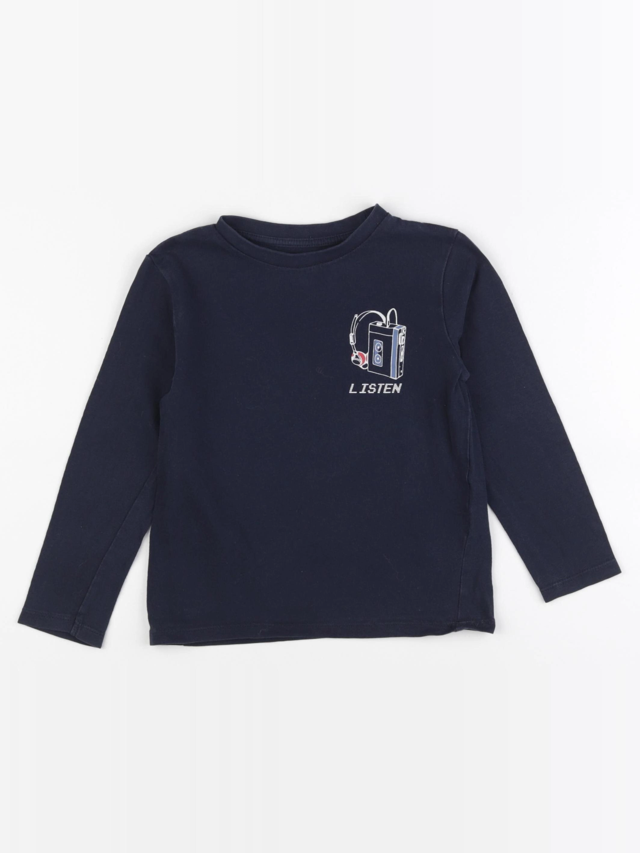 La Redoute - tee-shirt bleu - 4 ans
