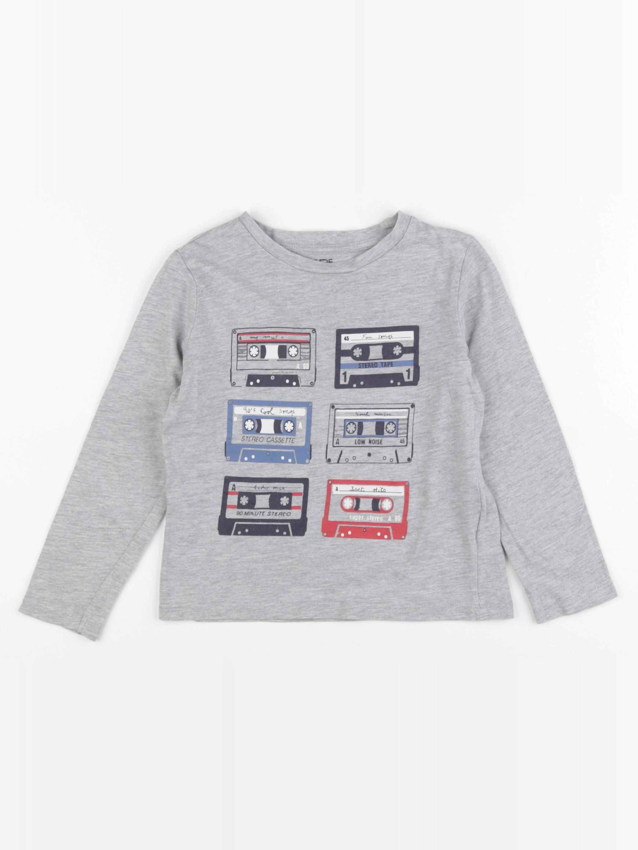 La Redoute - tee-shirt gris - 4 ans