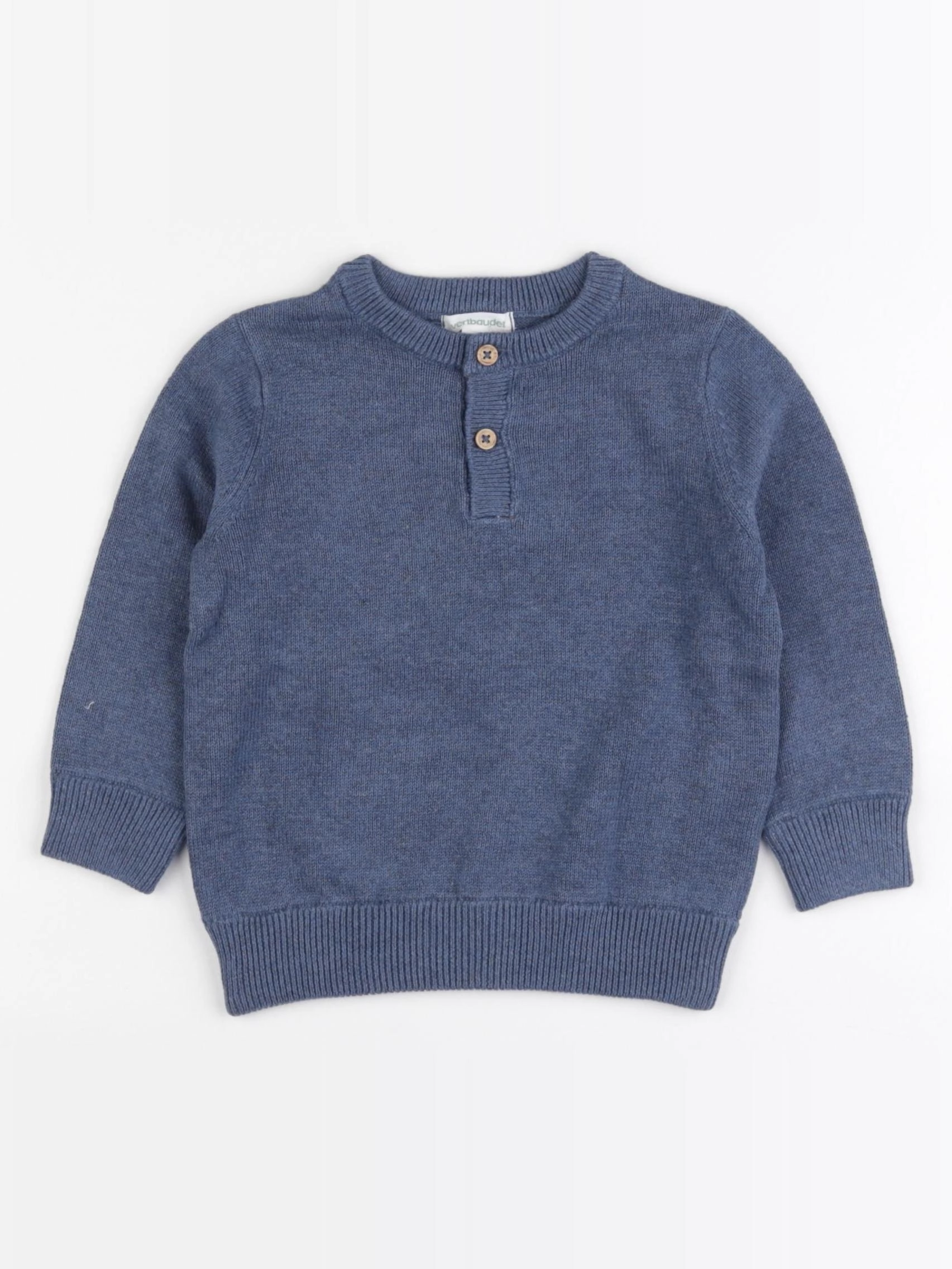 Vertbaudet - pull bleu - 2 ans