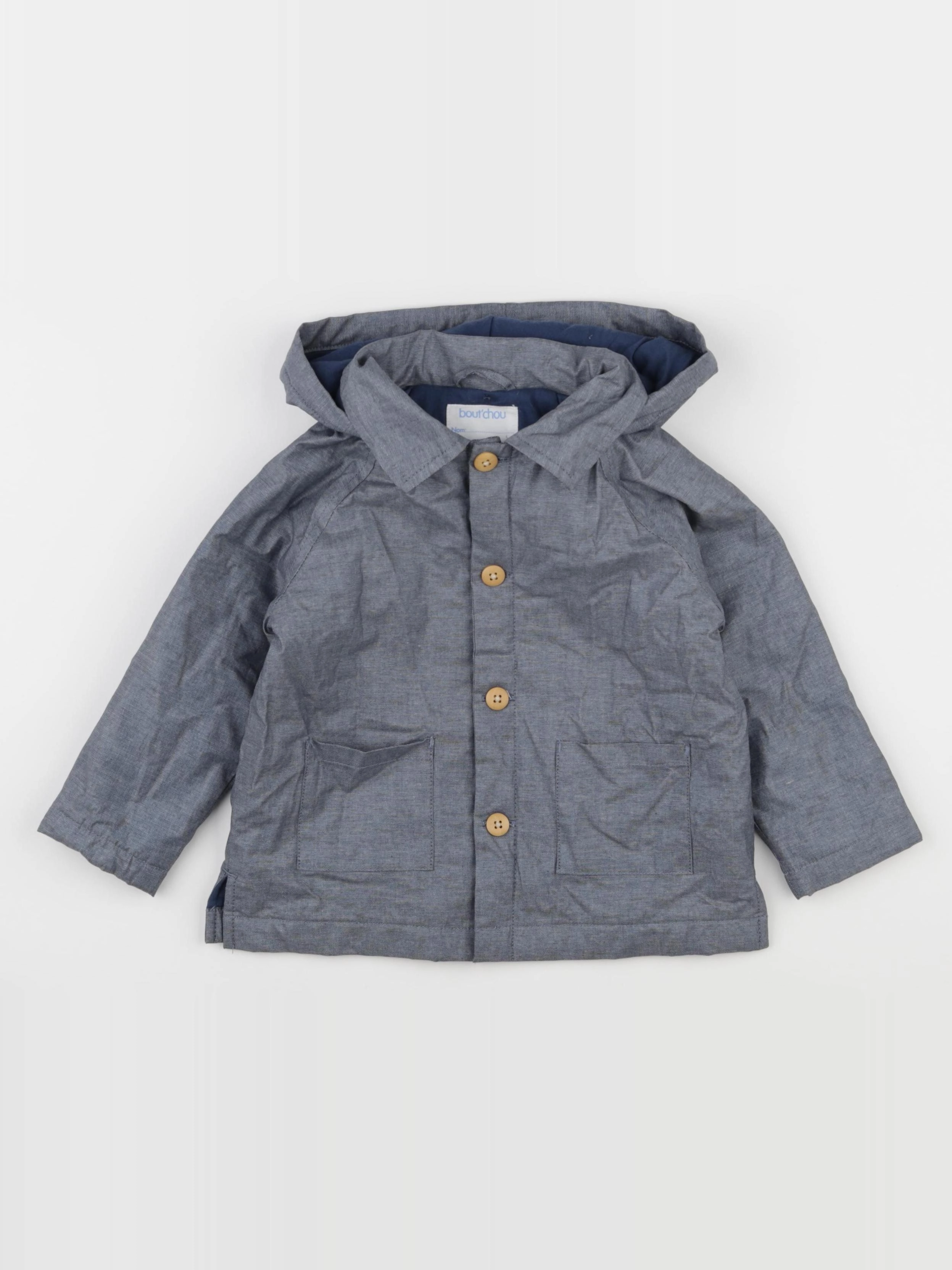 Boutchou - imperméable bleu - 36 mois