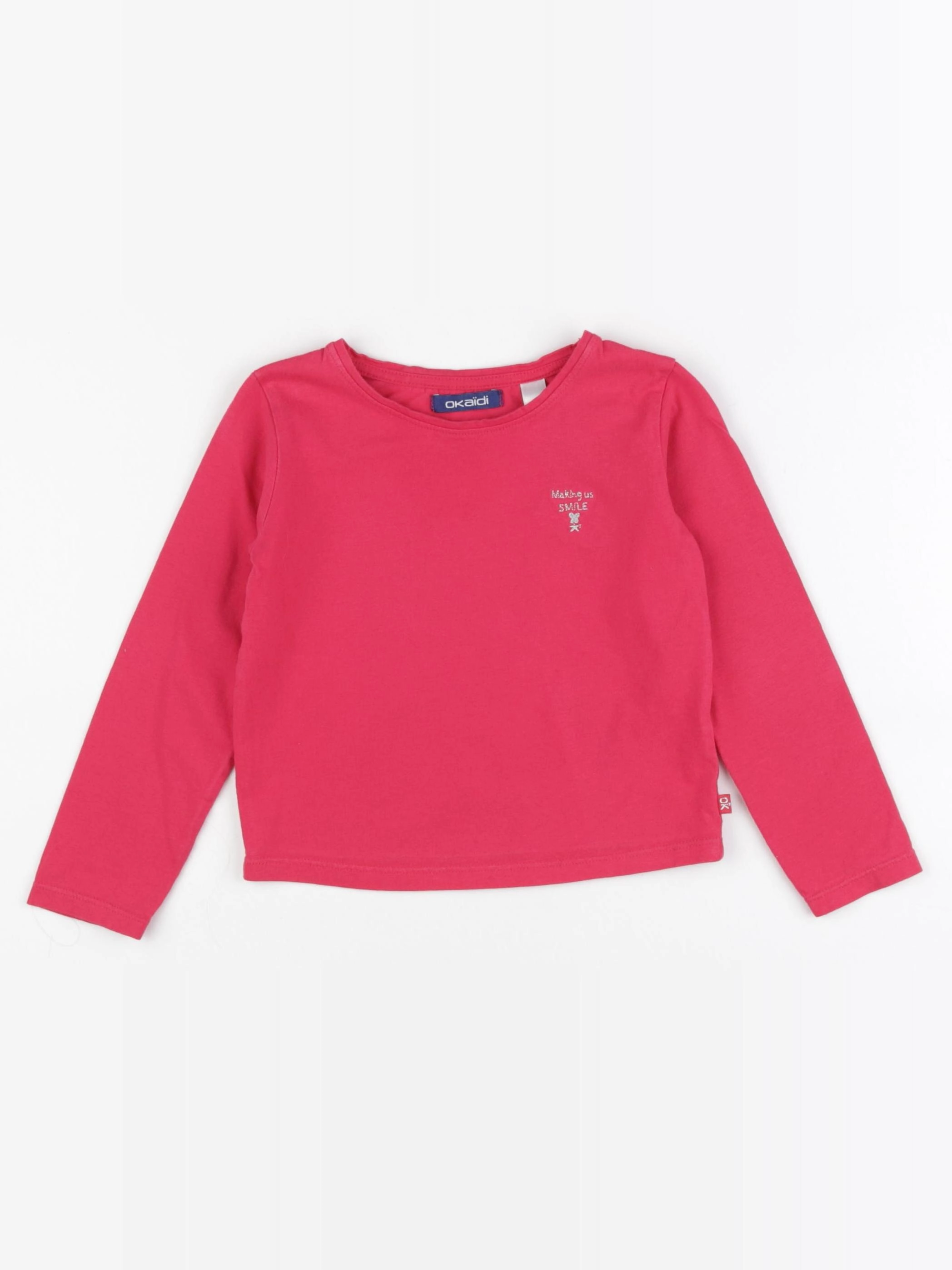 Okaidi - tee-shirt rose - 3 ans