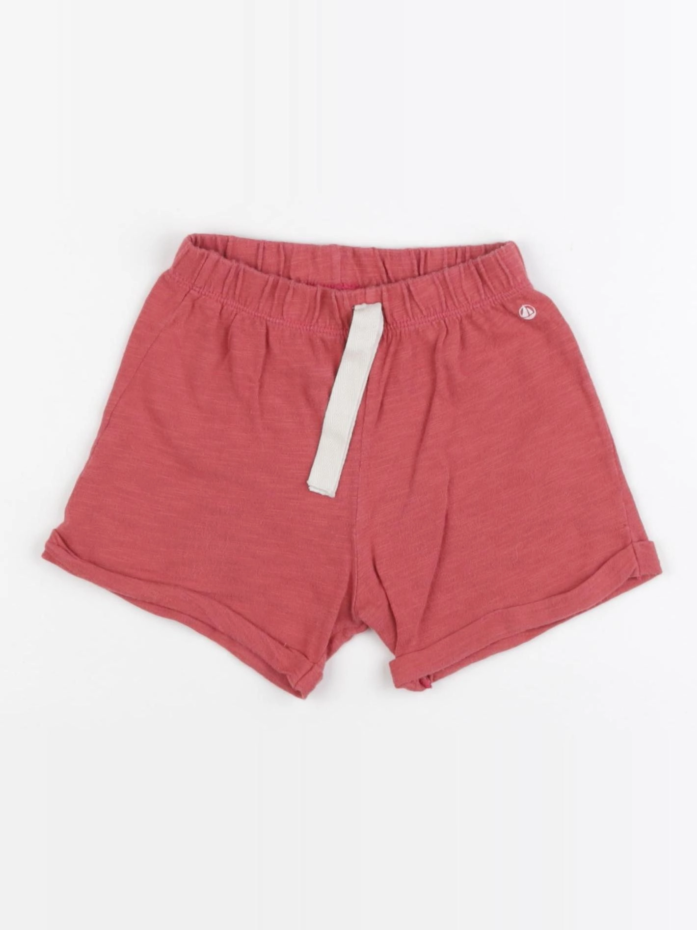 Petit Bateau - short rouge - 24 mois