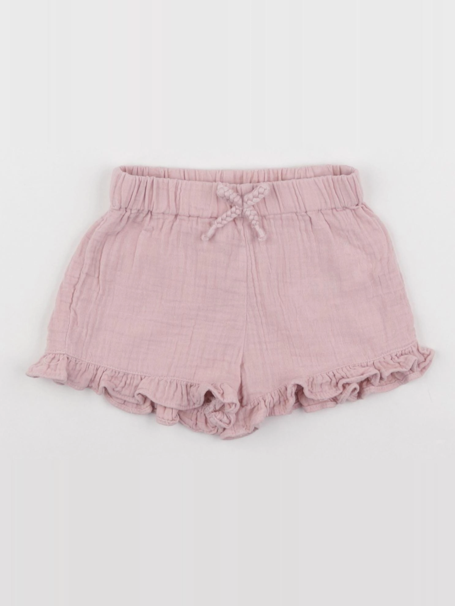 Vertbaudet - short rose - 12 mois