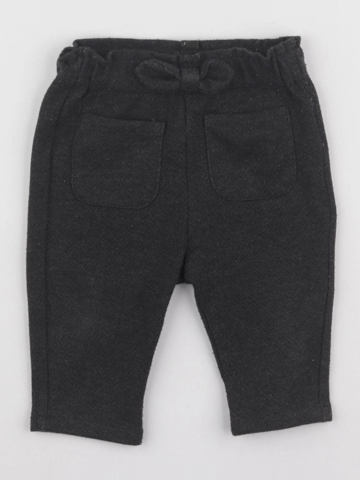 Vertbaudet - pantalon noir - 3 mois