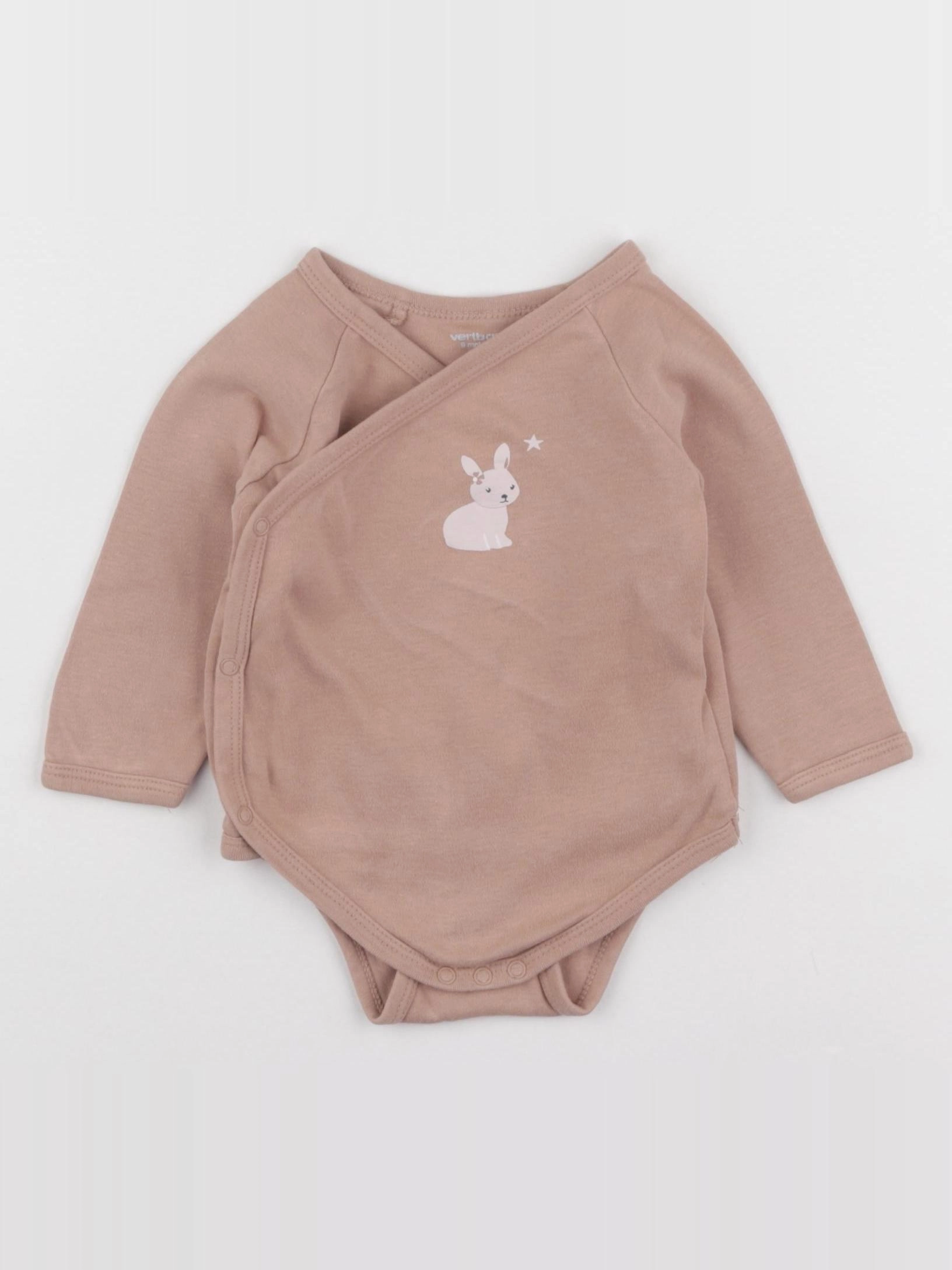 Vertbaudet - body marron - 9 mois