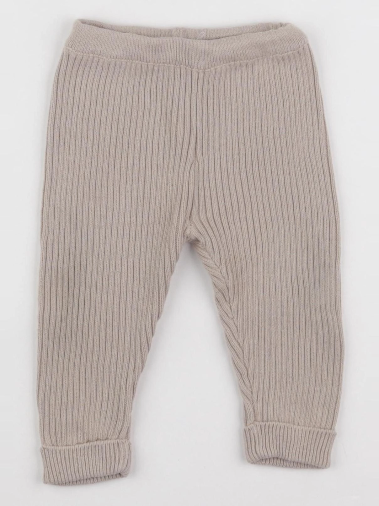 Vertbaudet - legging marron - 6 mois