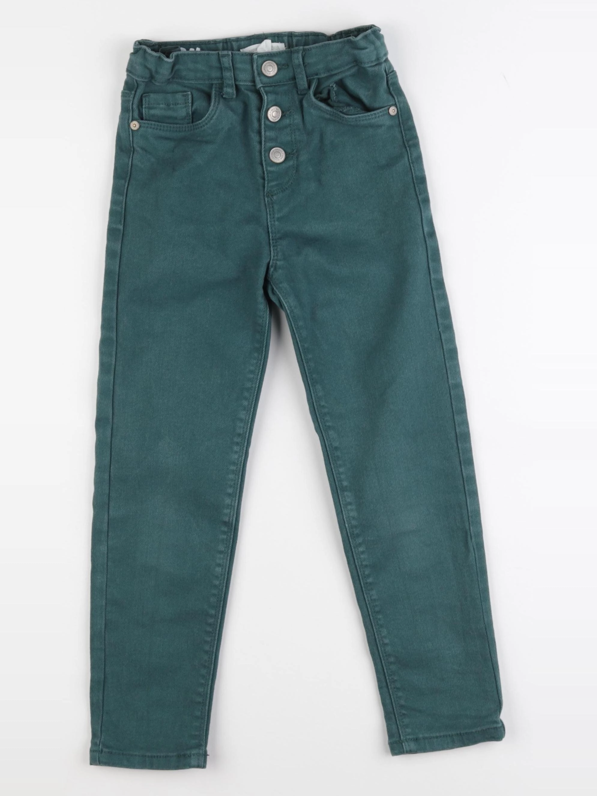 Vertbaudet - pantalon vert - 6 ans