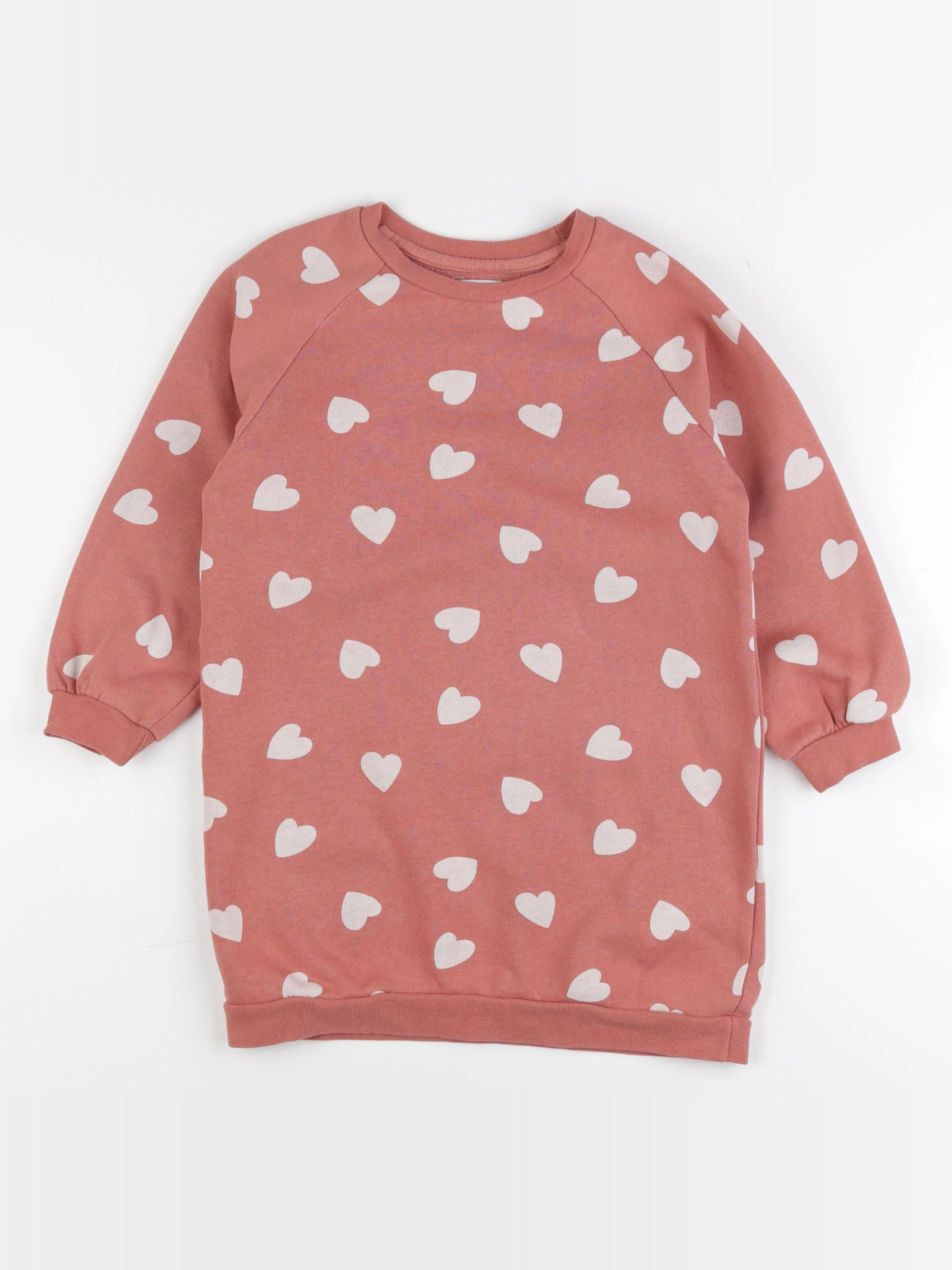 Vertbaudet - robe rose, beige - 6 ans