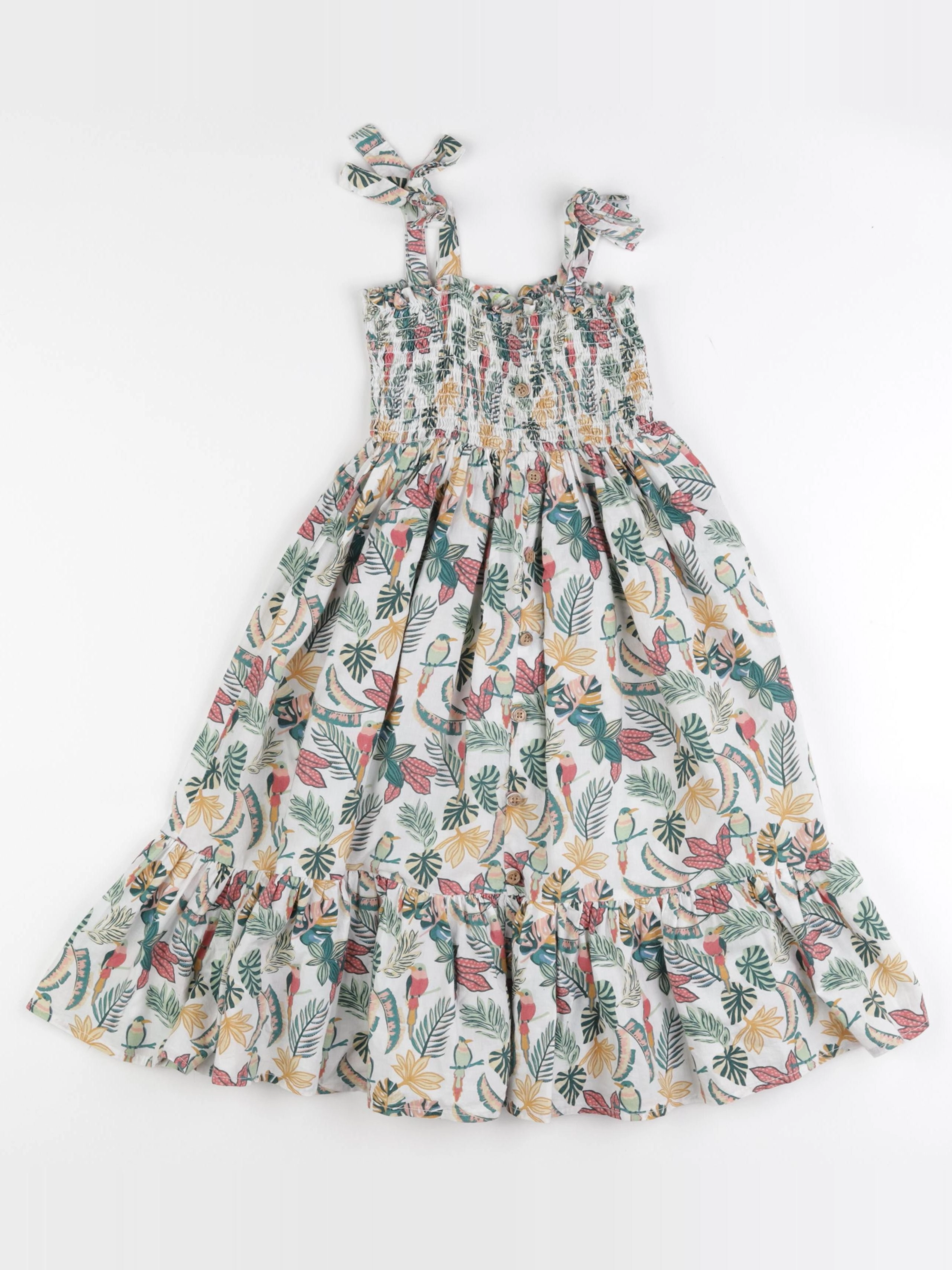 Vertbaudet - robe multicolore - 4 ans