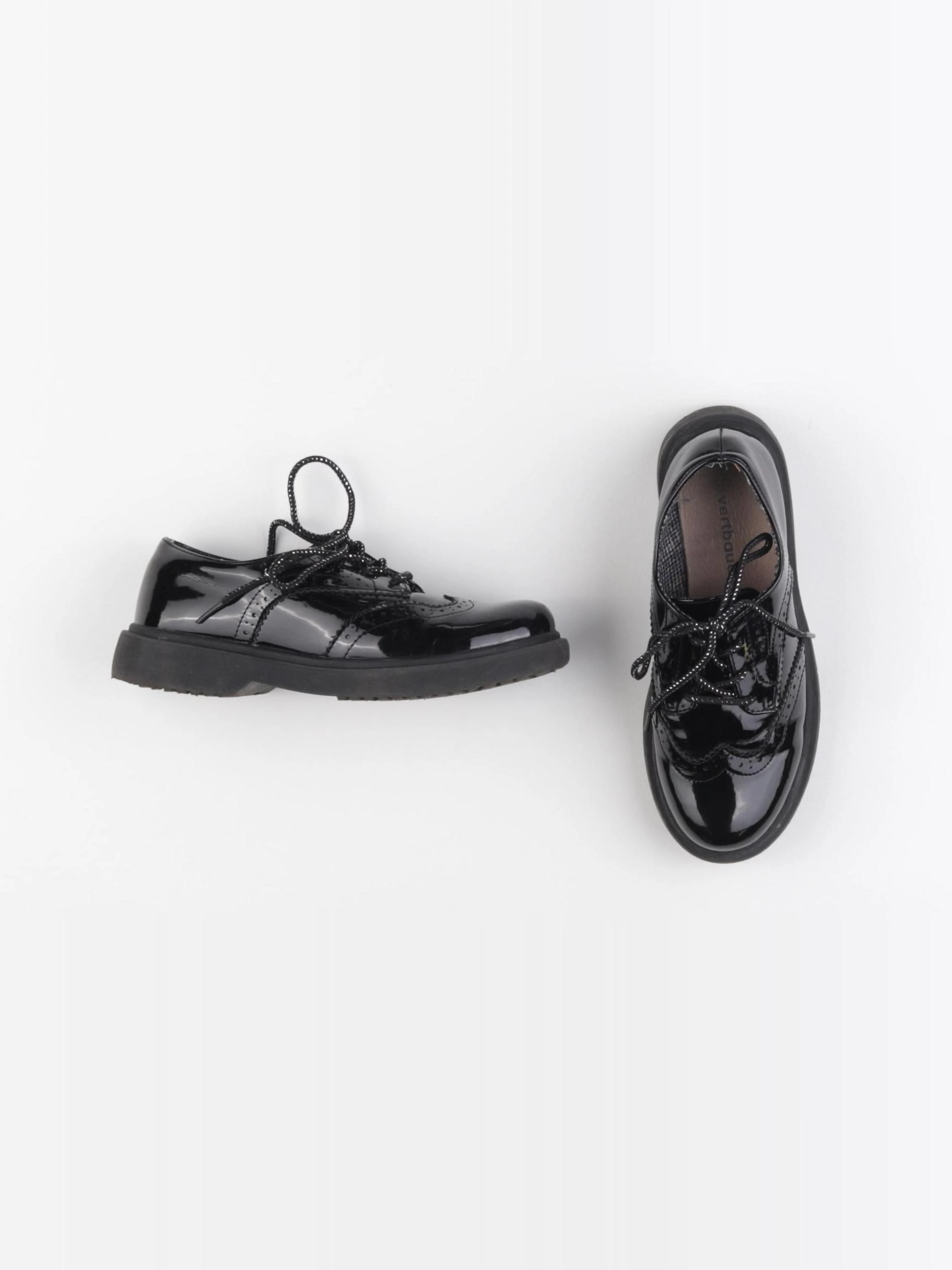 Vertbaudet - derbies noir - pointure 33