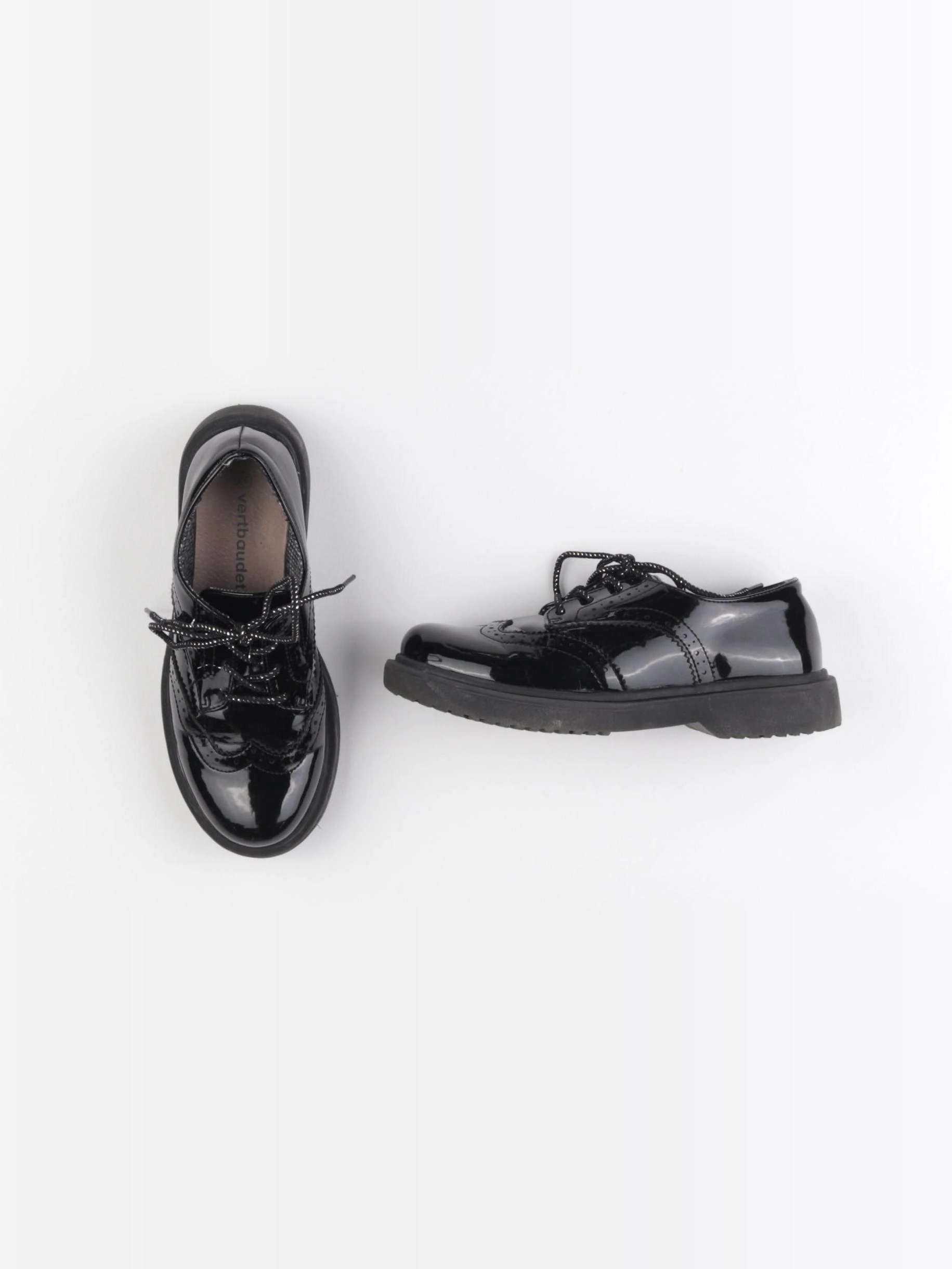 Vertbaudet - derbies noir - pointure 33
