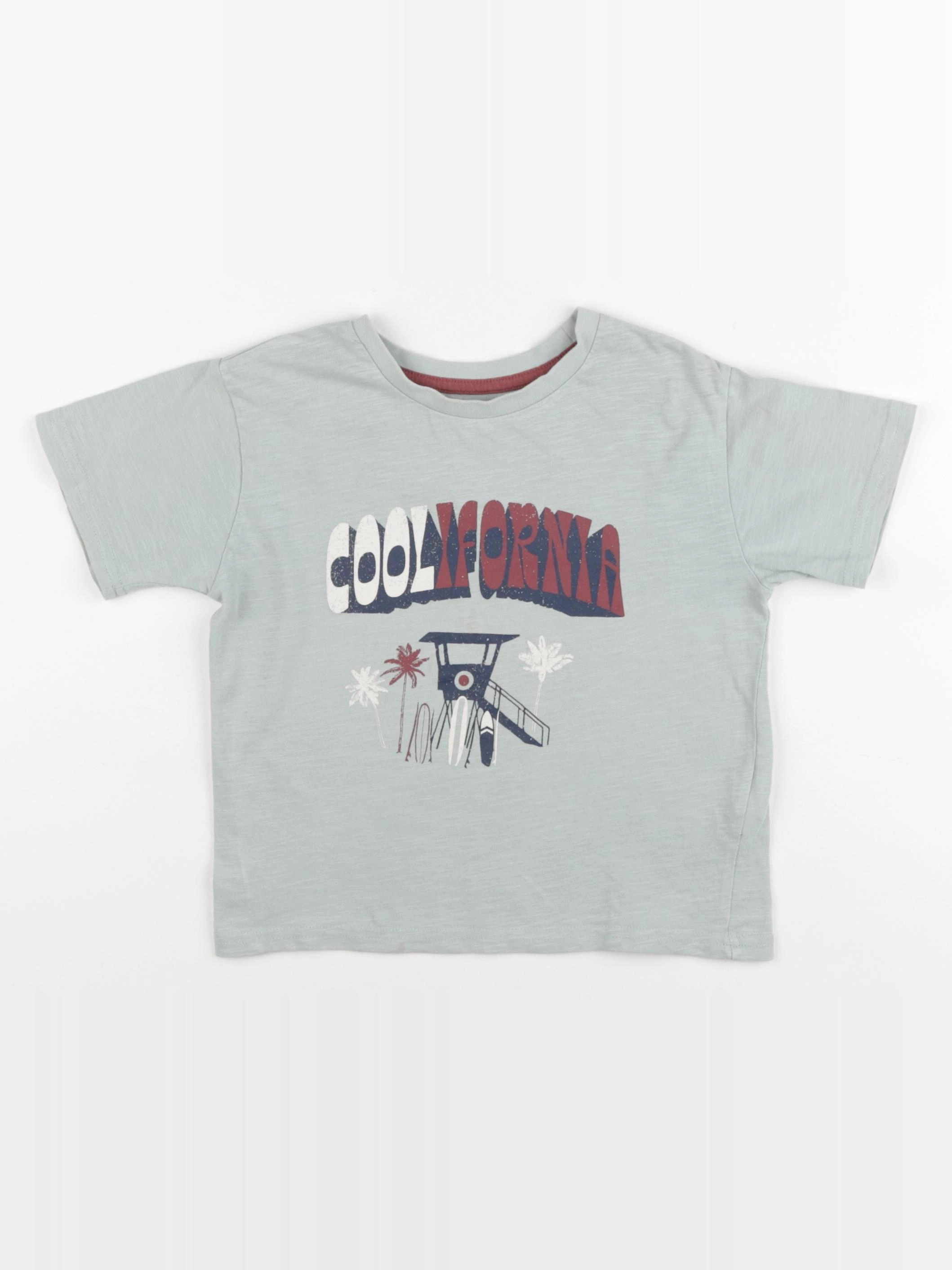 Vertbaudet - tee-shirt vert - 5 ans