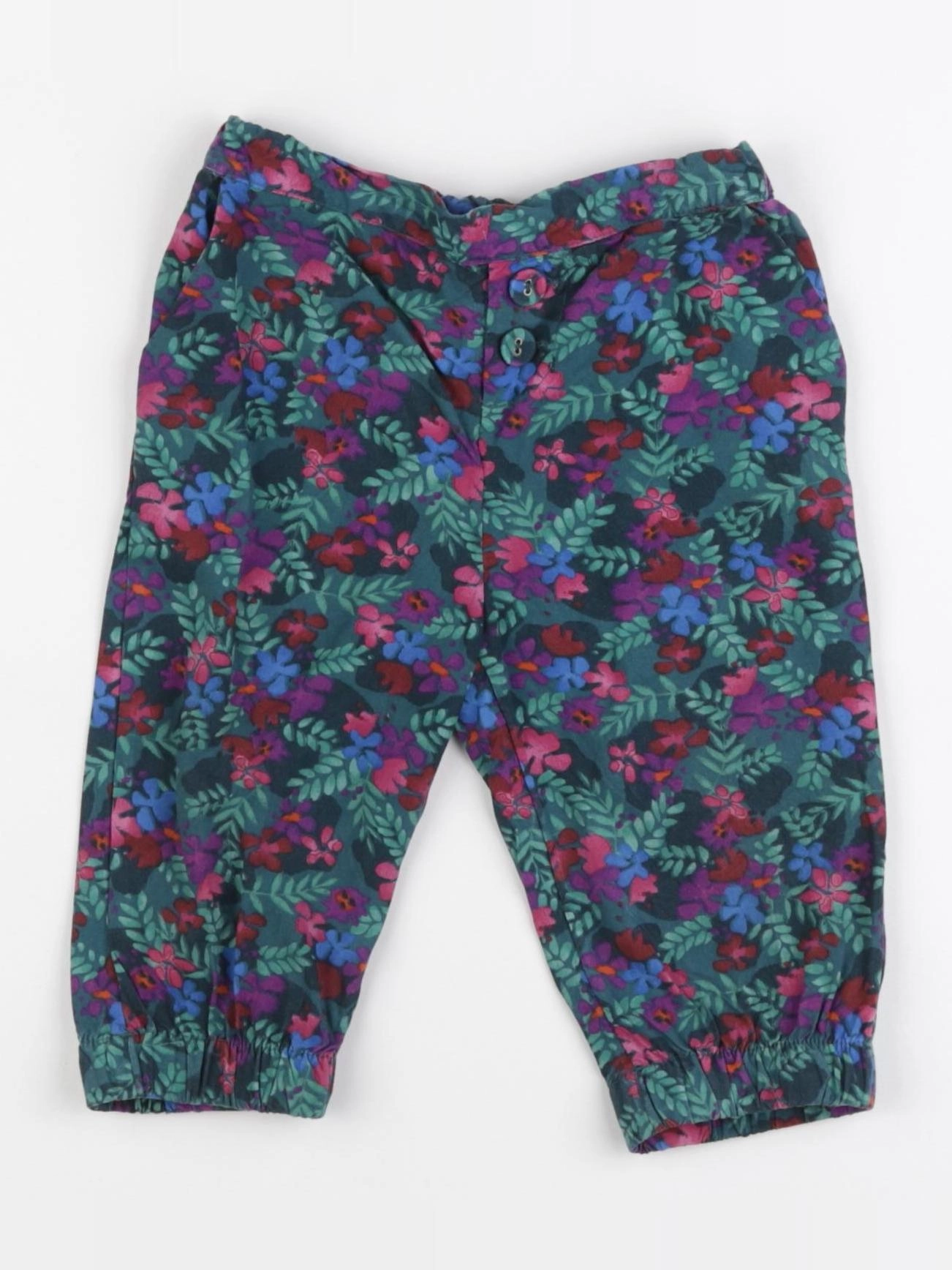 Vertbaudet - pantalon multicolore - 2 ans