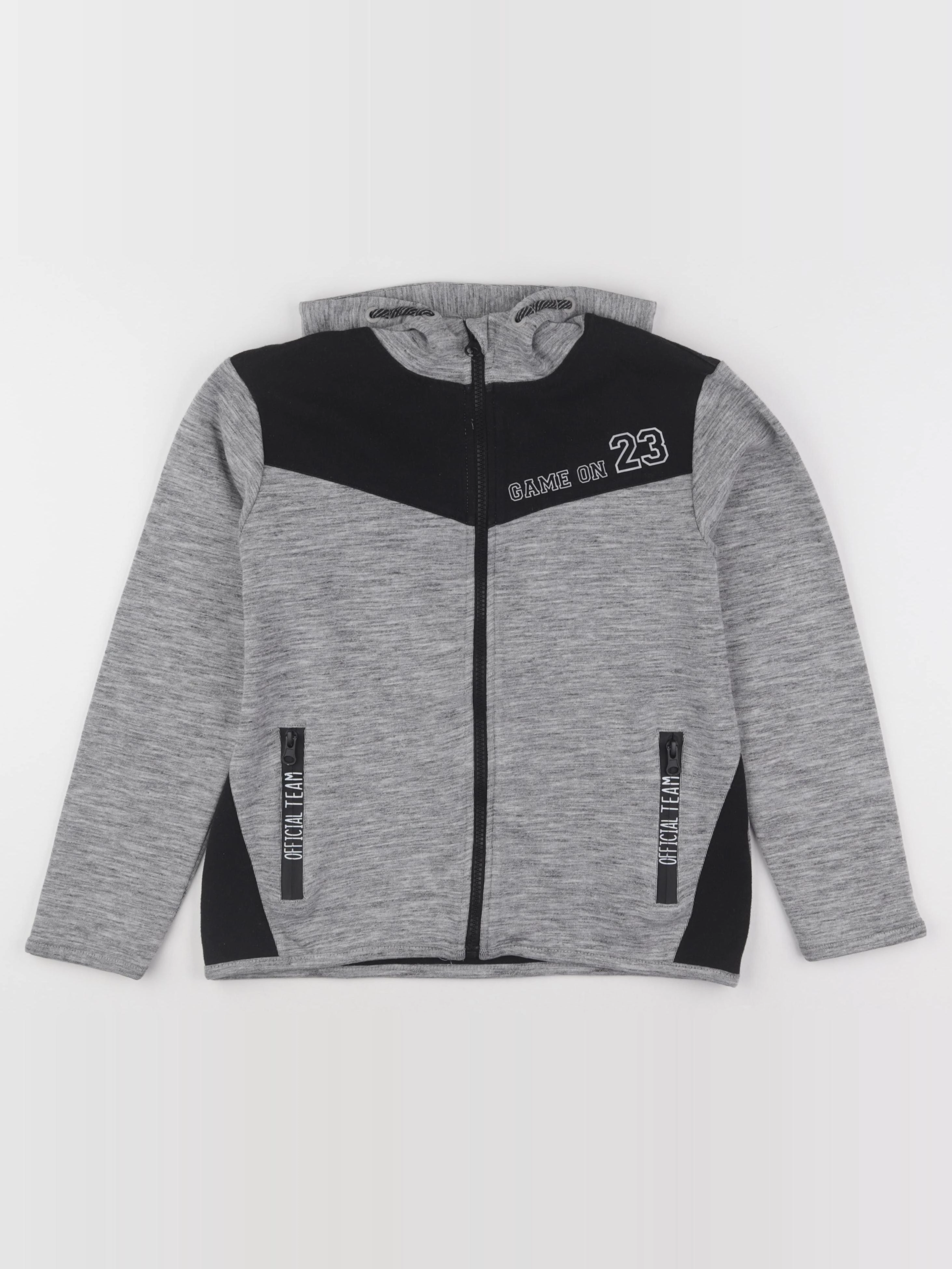 Vertbaudet - sweat gris - 12 ans