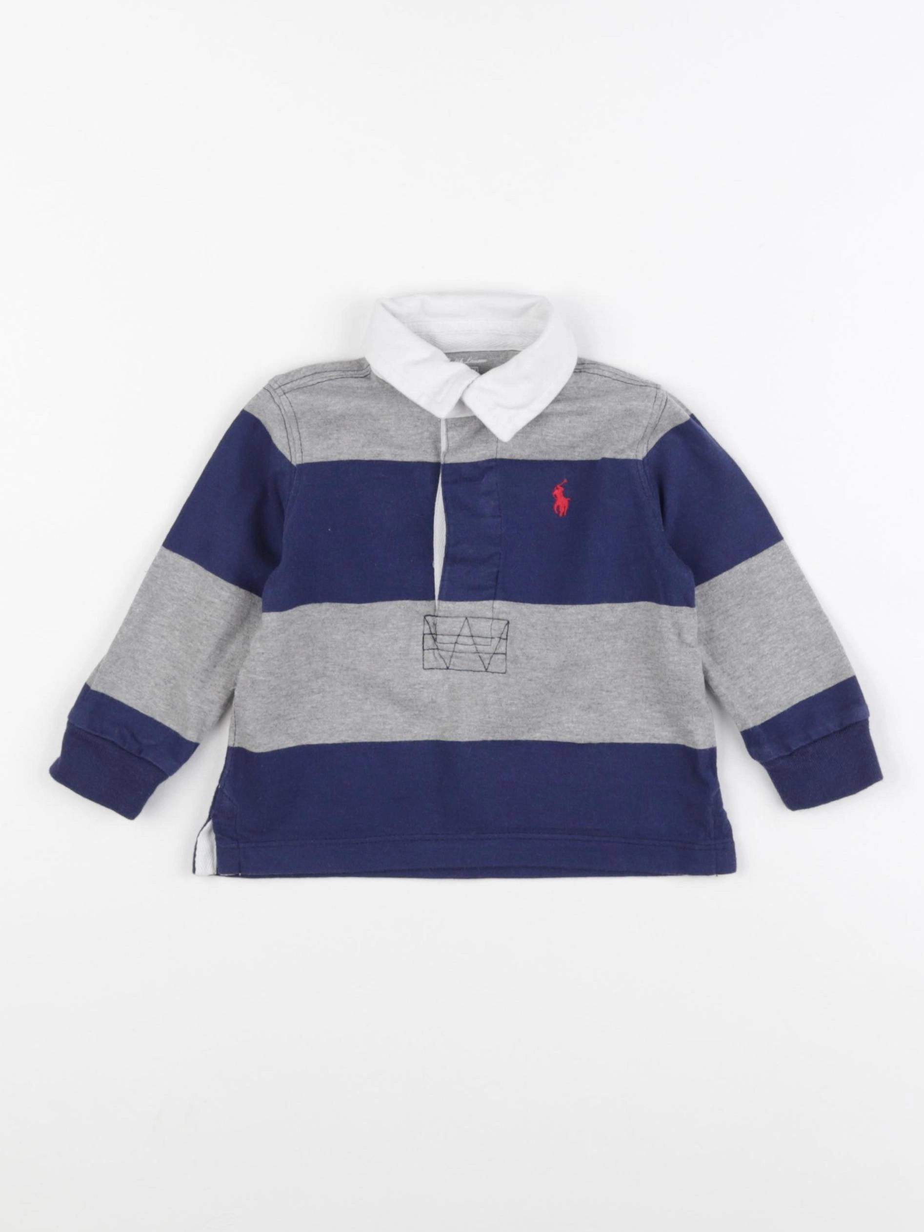 Ralph Lauren - polo bleu - 9 mois