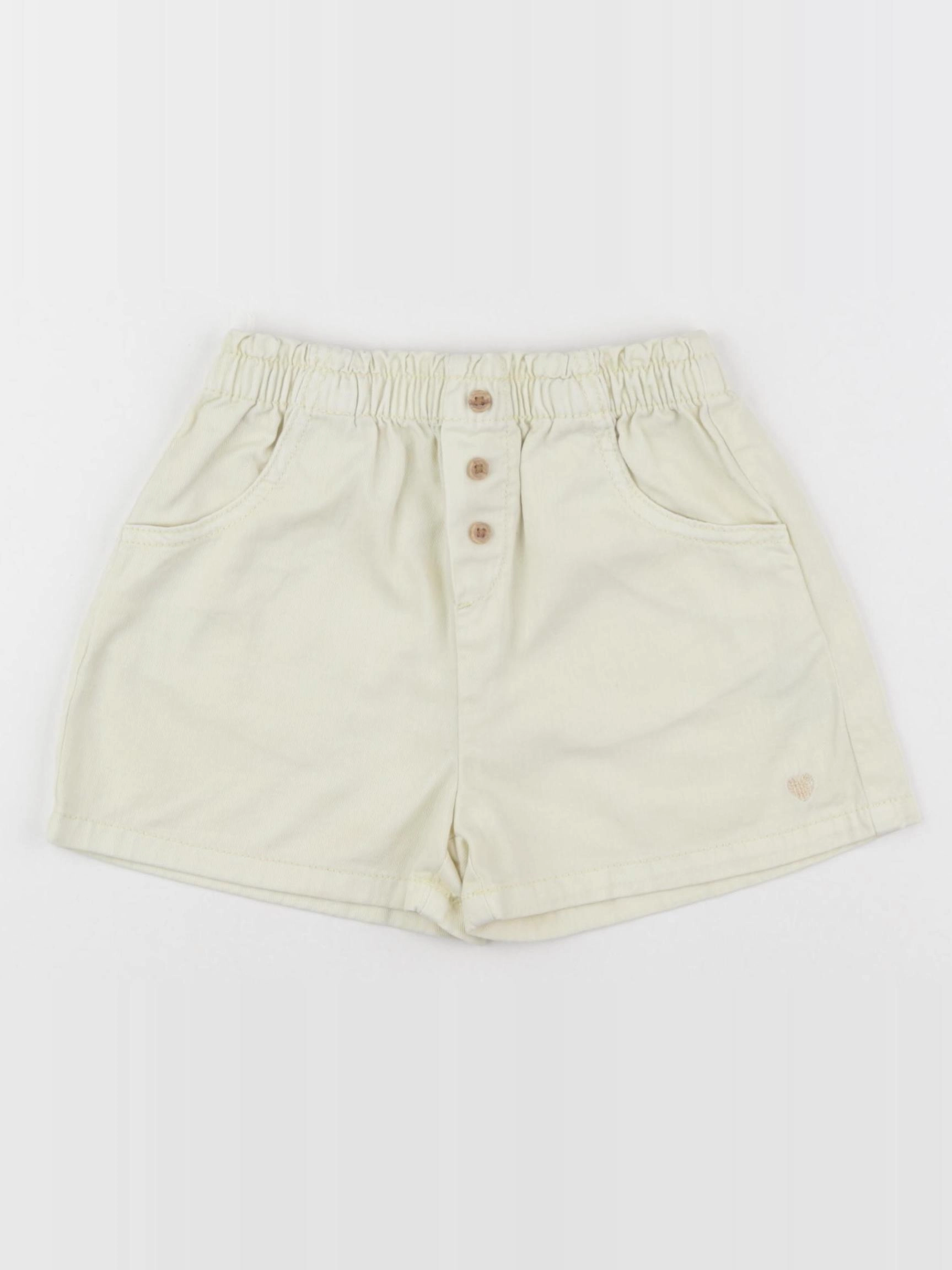 Vertbaudet - short jaune - 5 ans