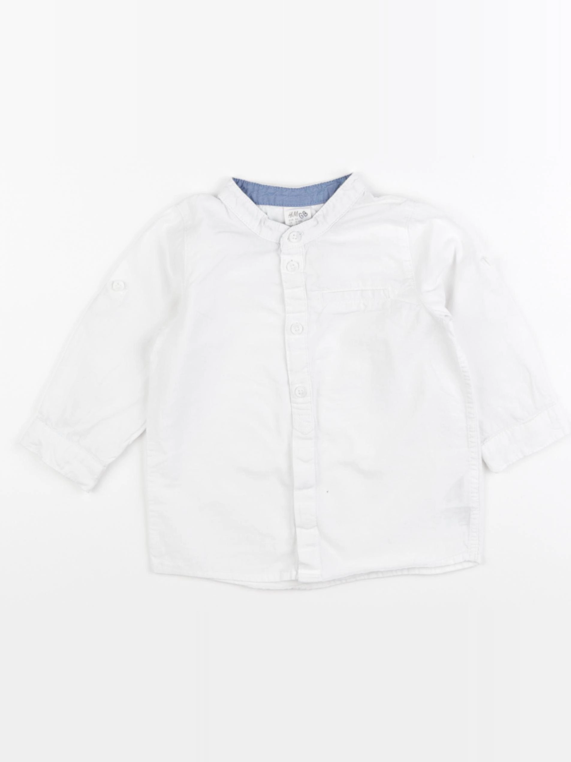 H&M - chemise blanc - 9/12 mois