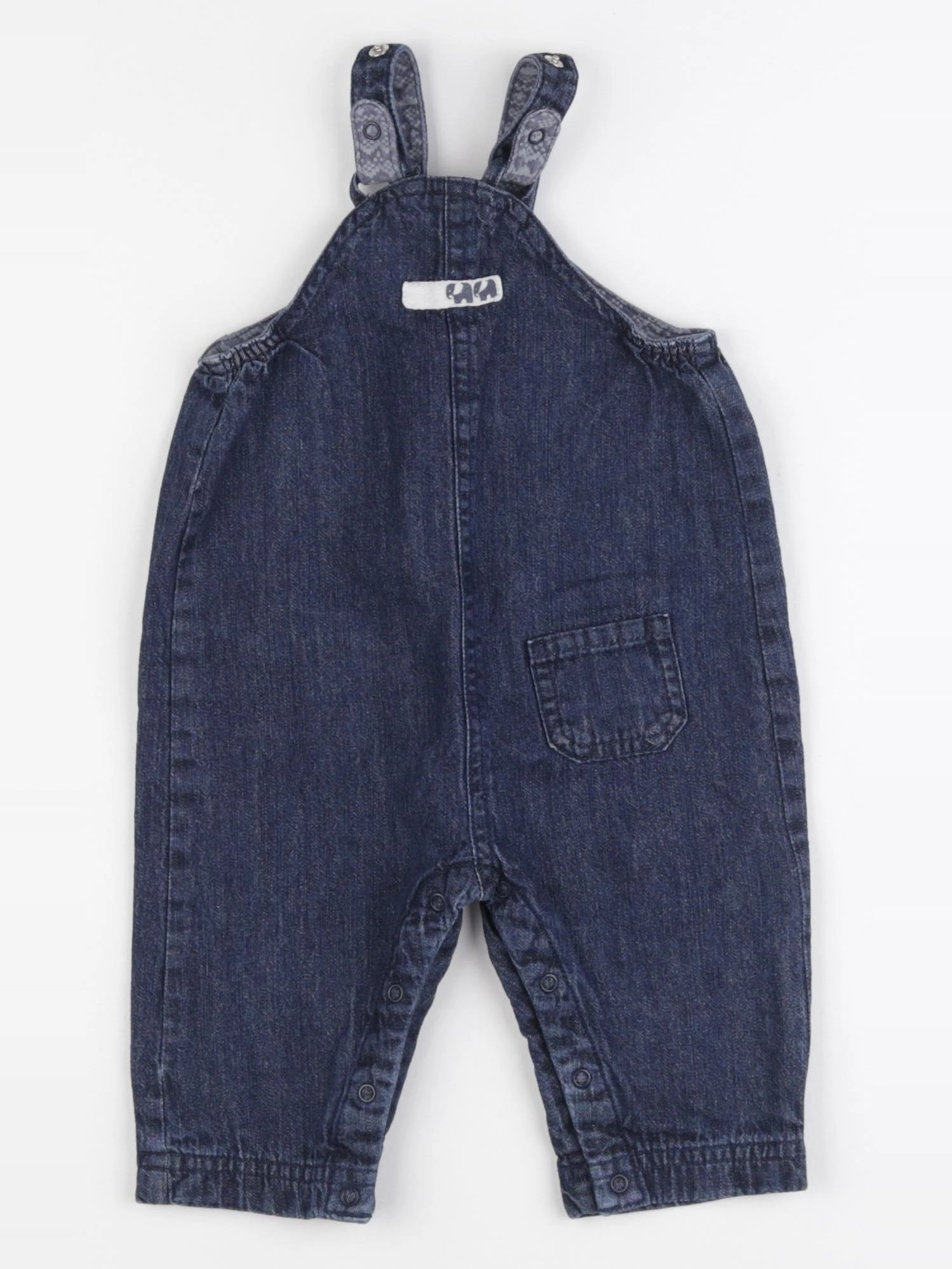 Vertbaudet - salopette bleu - 6 mois