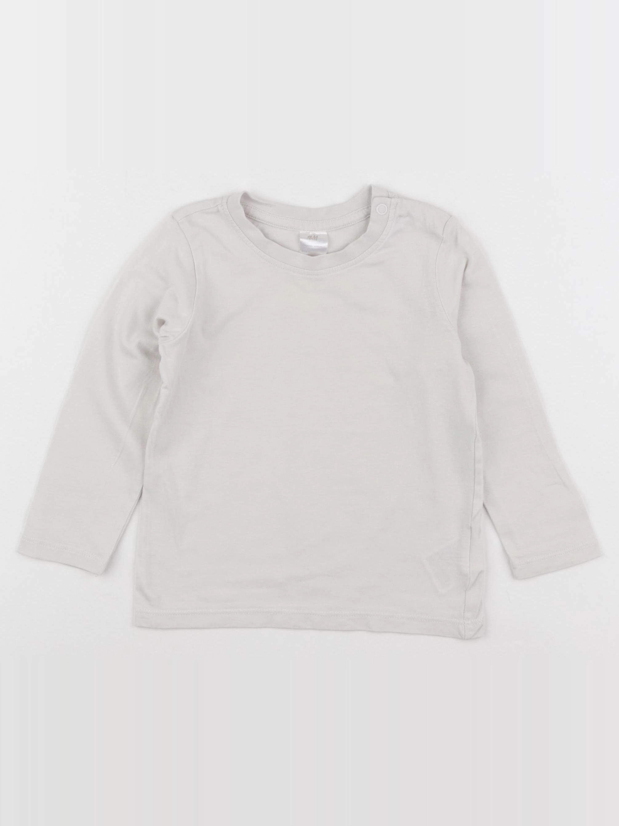 H&M - tee-shirt beige - 12/18 mois