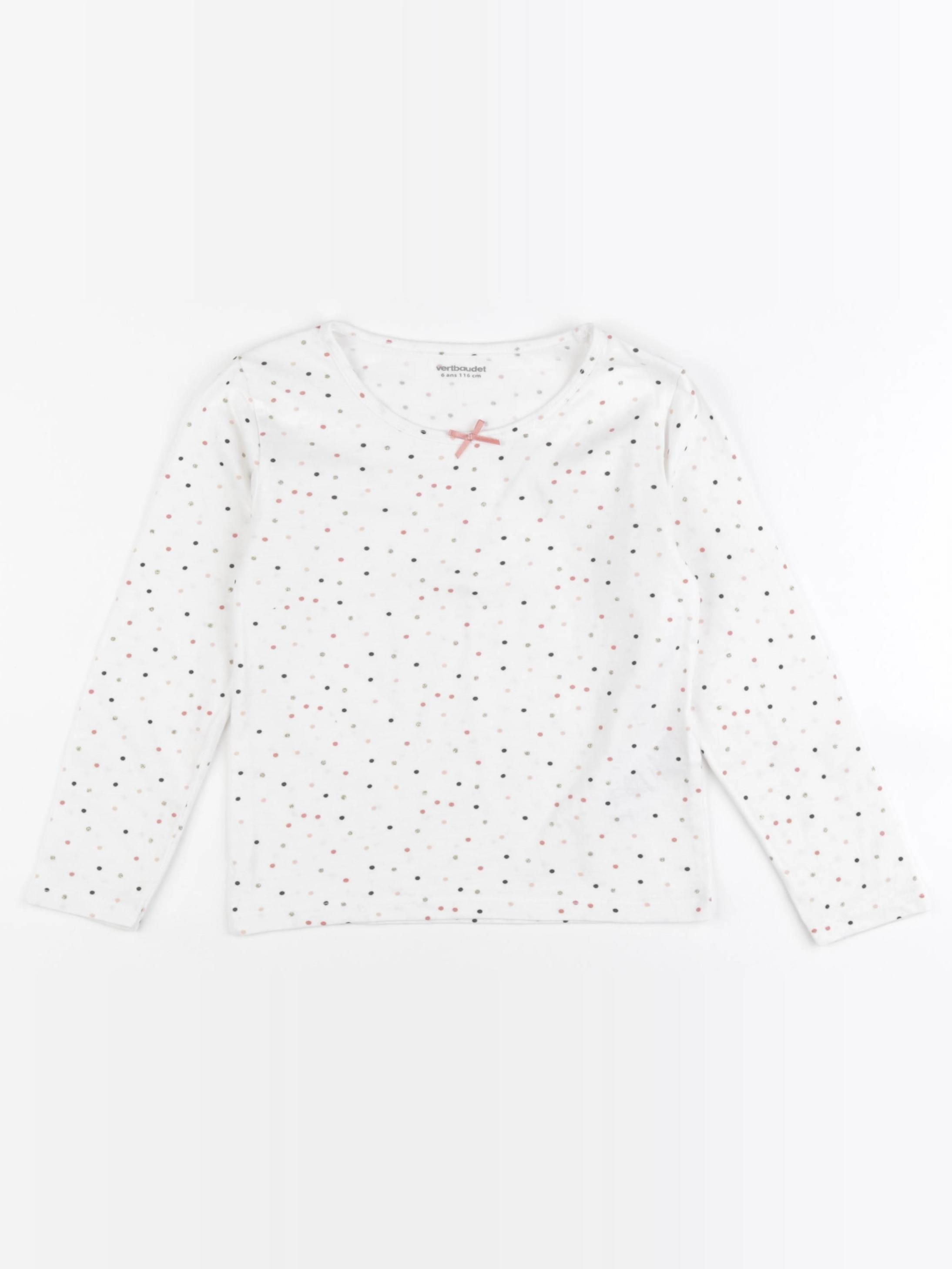 Vertbaudet - maillot de corps blanc - 6 ans