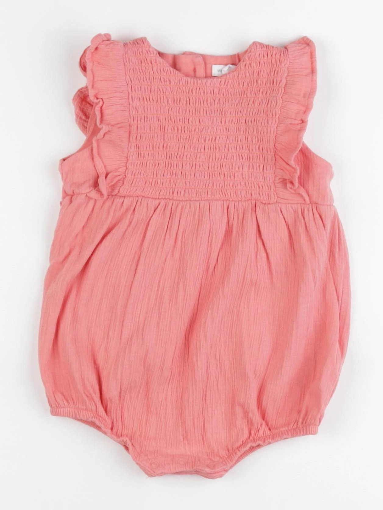 Vertbaudet - combinaison rose - 12 mois