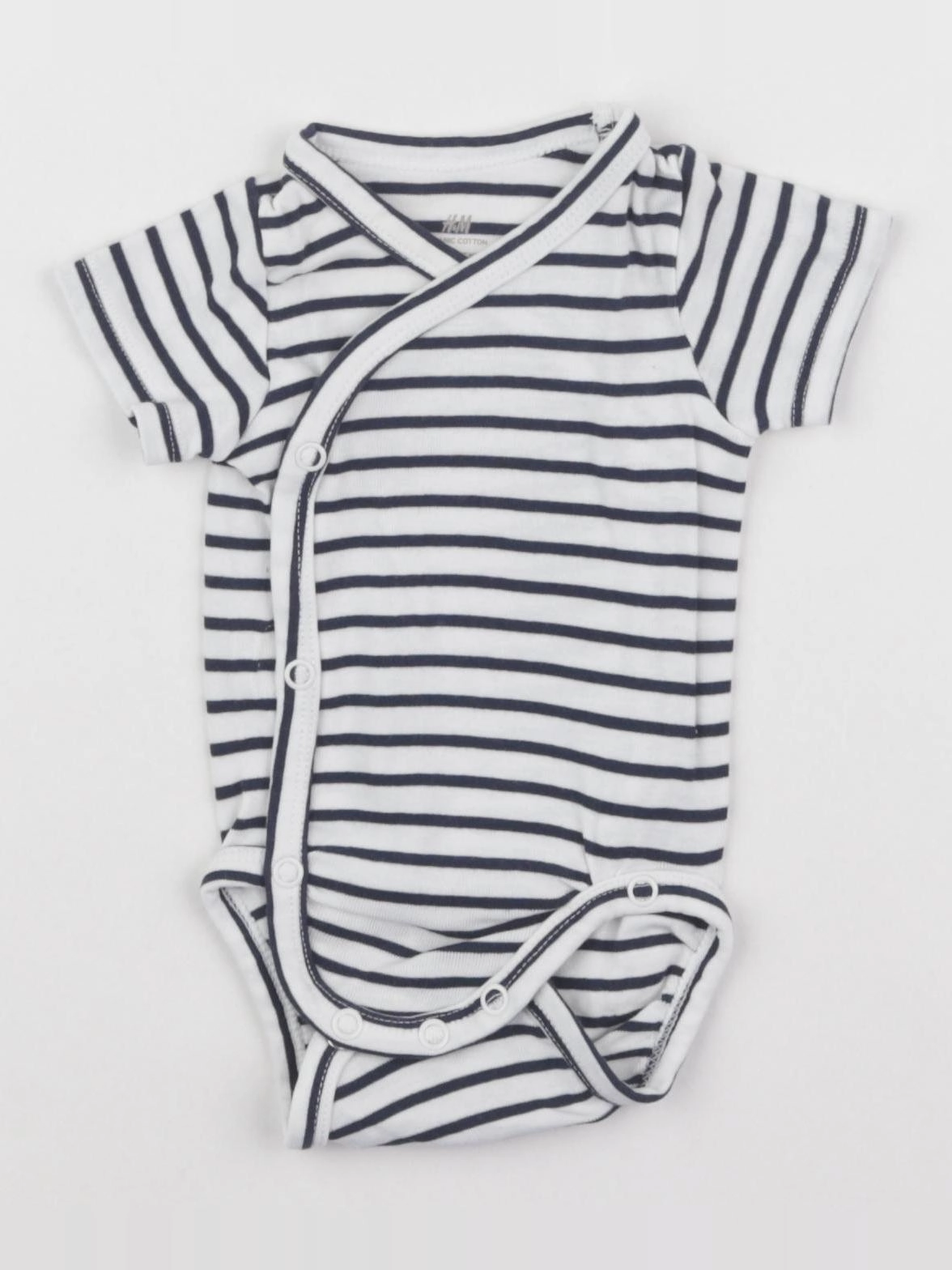 H&M - body bleu - 1/2 mois