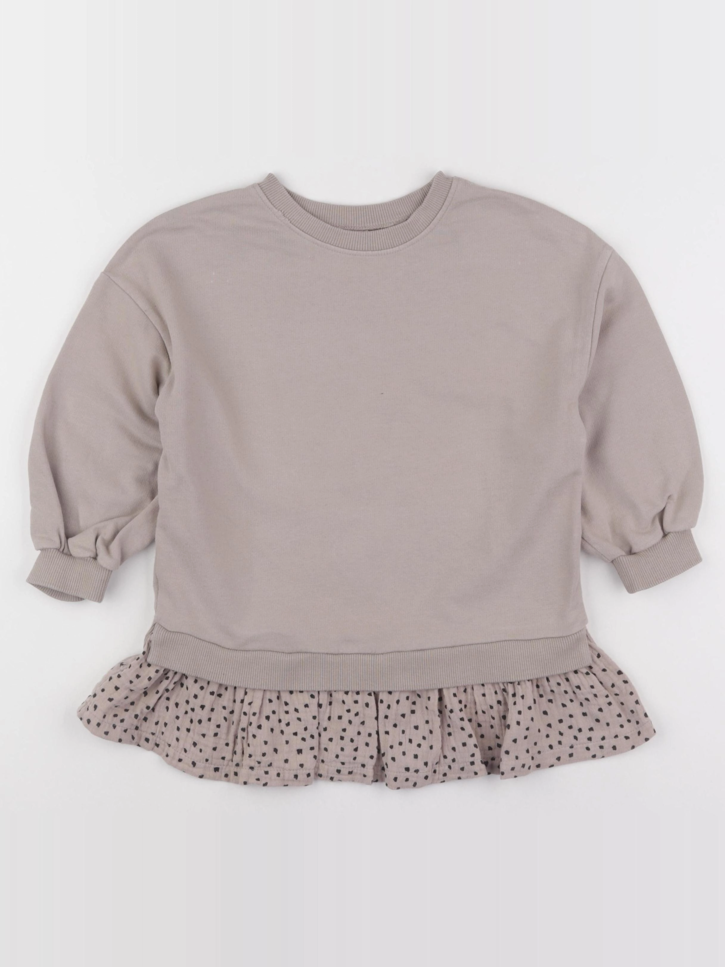 Next - sweat marron - 4/5 ans