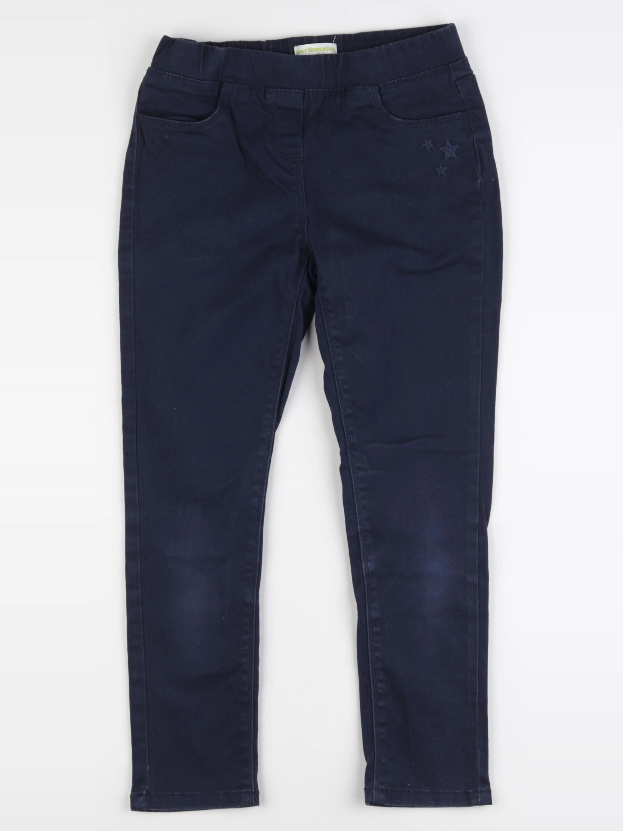 Vertbaudet - jegging bleu - 8 ans