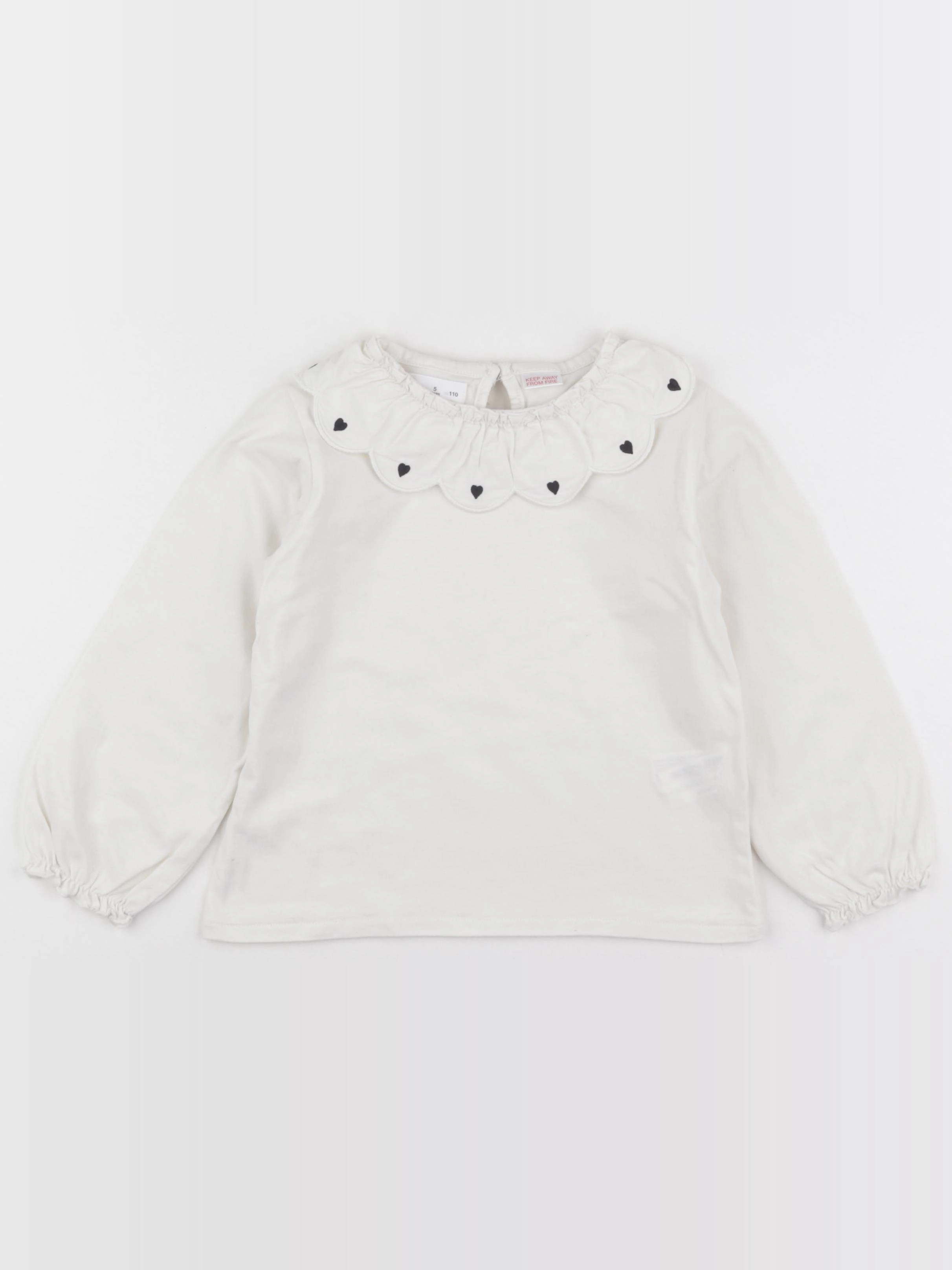 Zara - tee-shirt beige - 5 ans