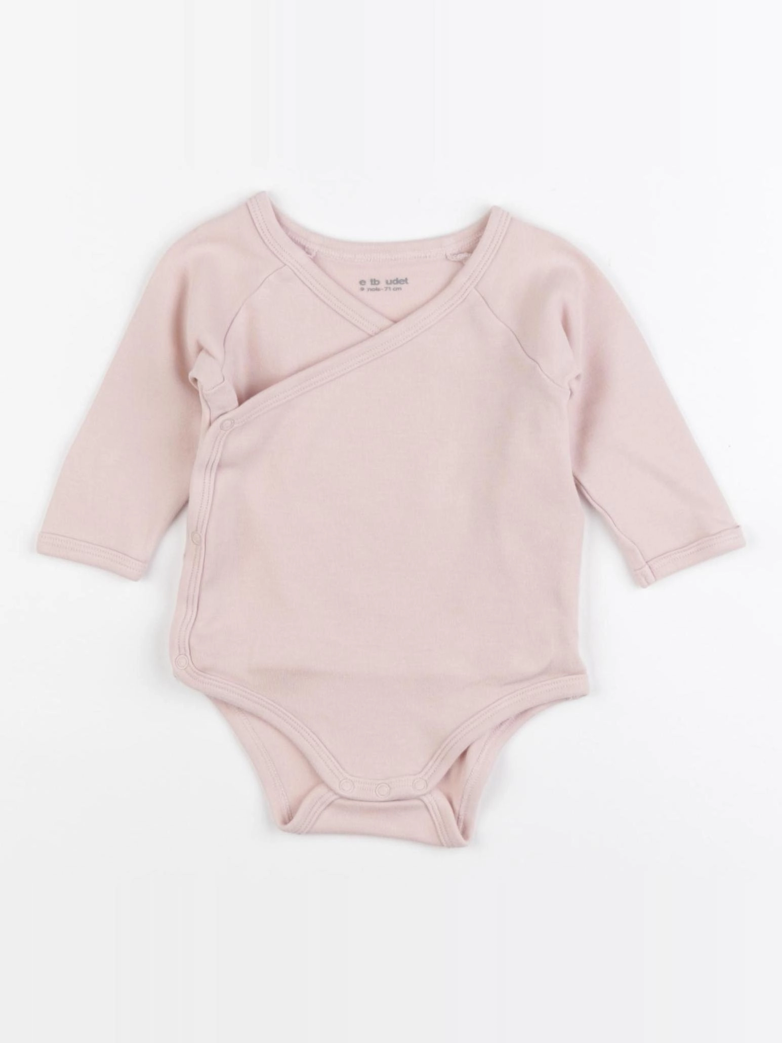 Vertbaudet - body rose - 9 mois