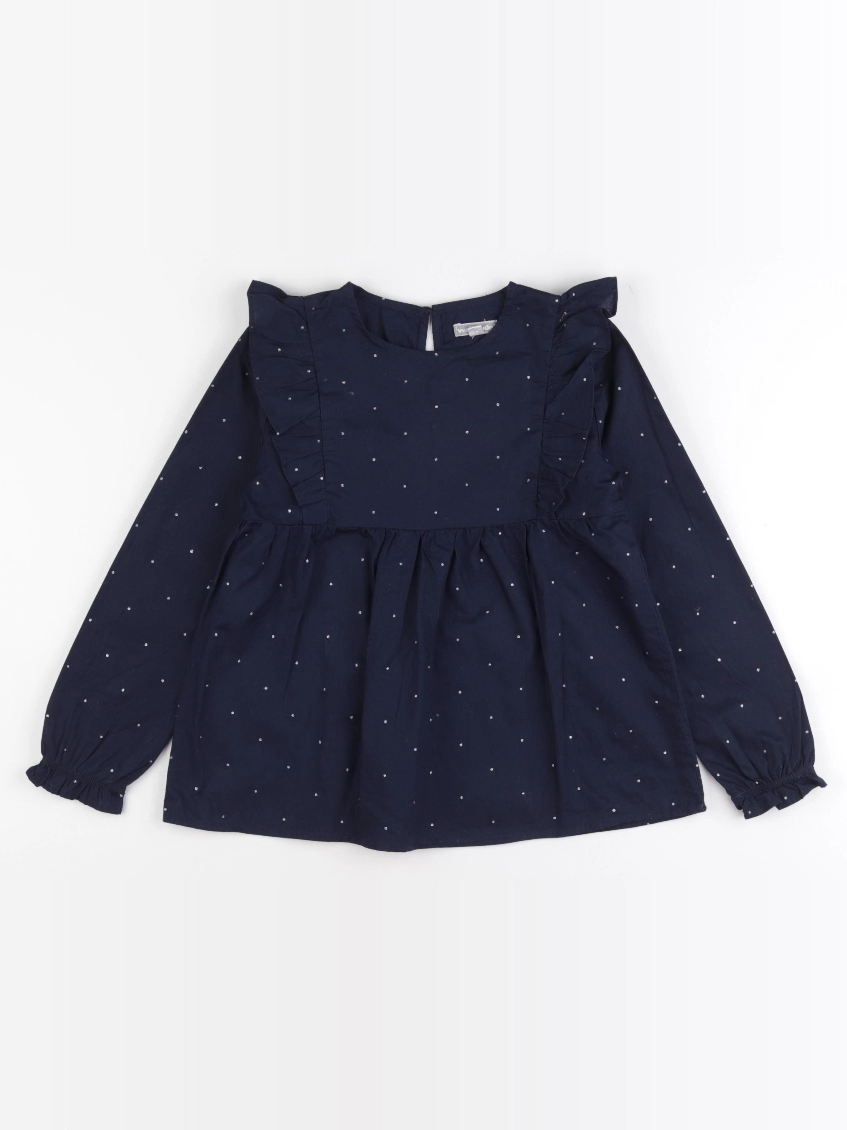 Vertbaudet - blouse bleu - 9 ans