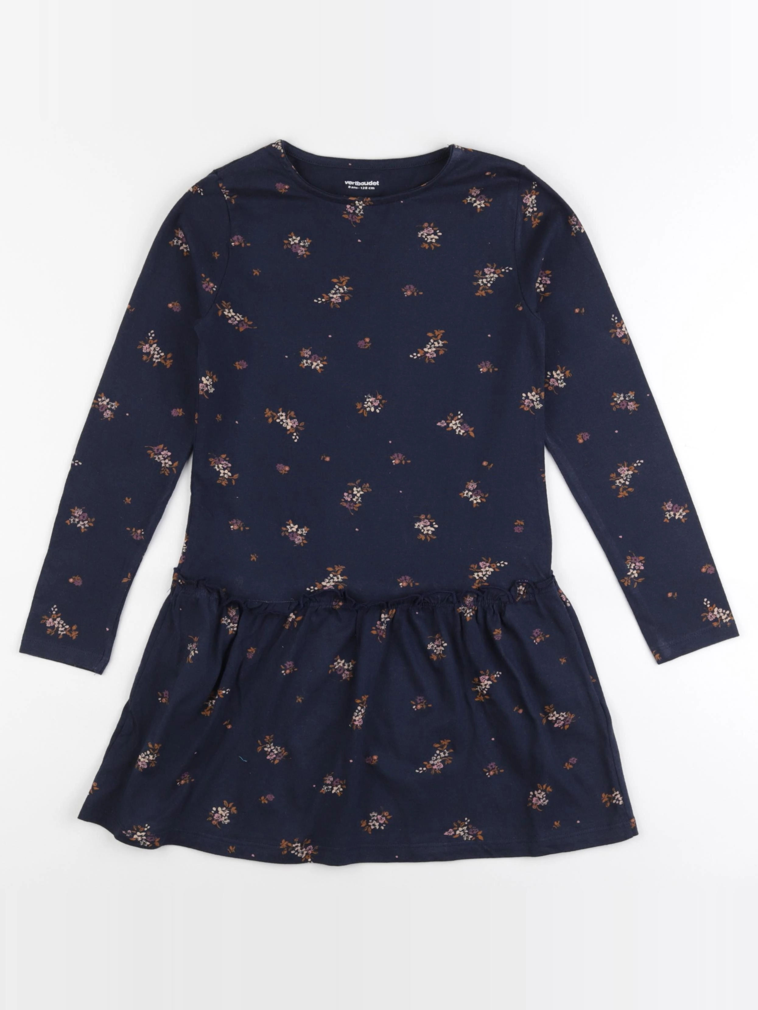 Vertbaudet - robe bleu - 8 ans