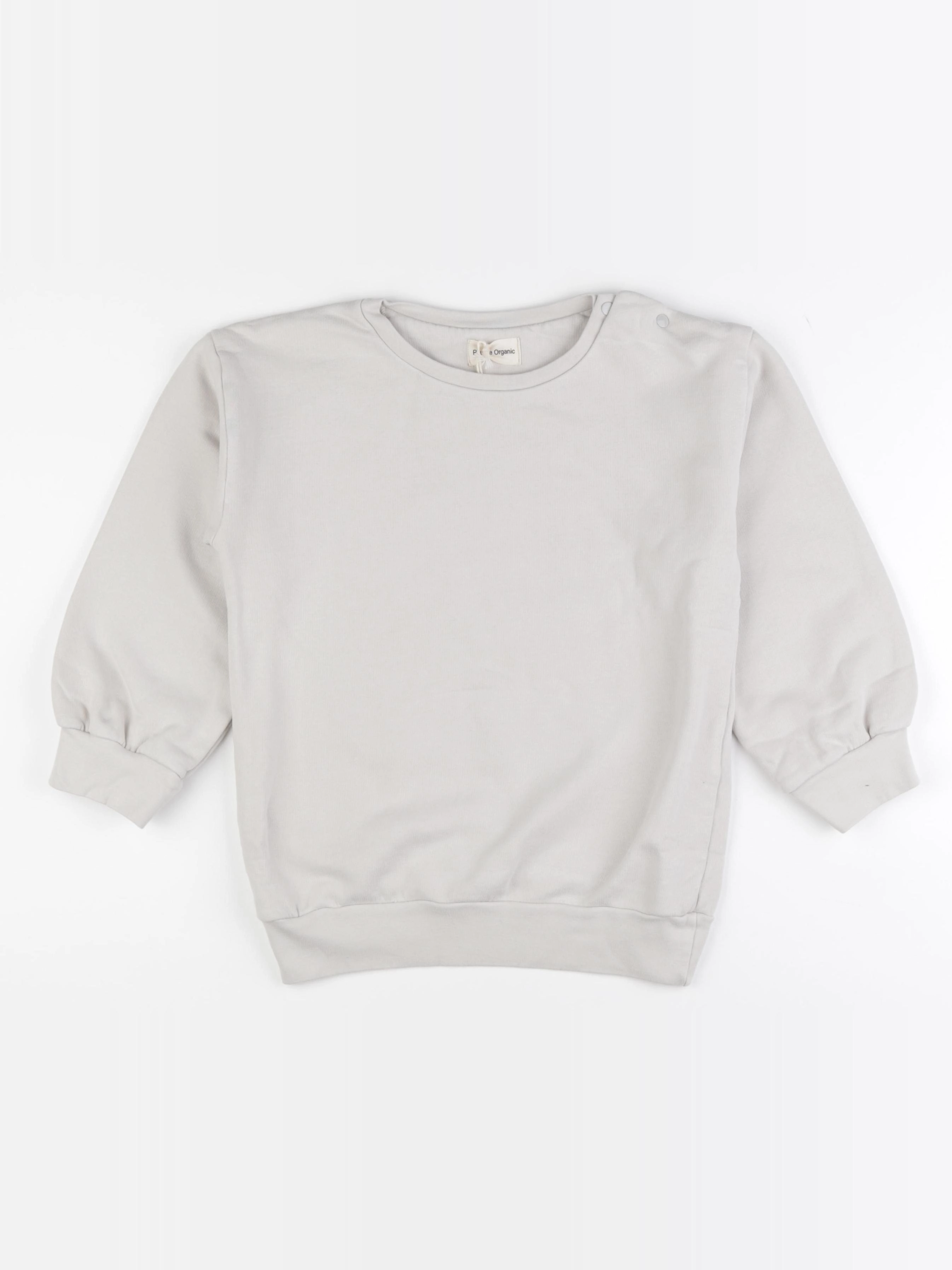 Poudre Organic - sweat gris - 10 ans
