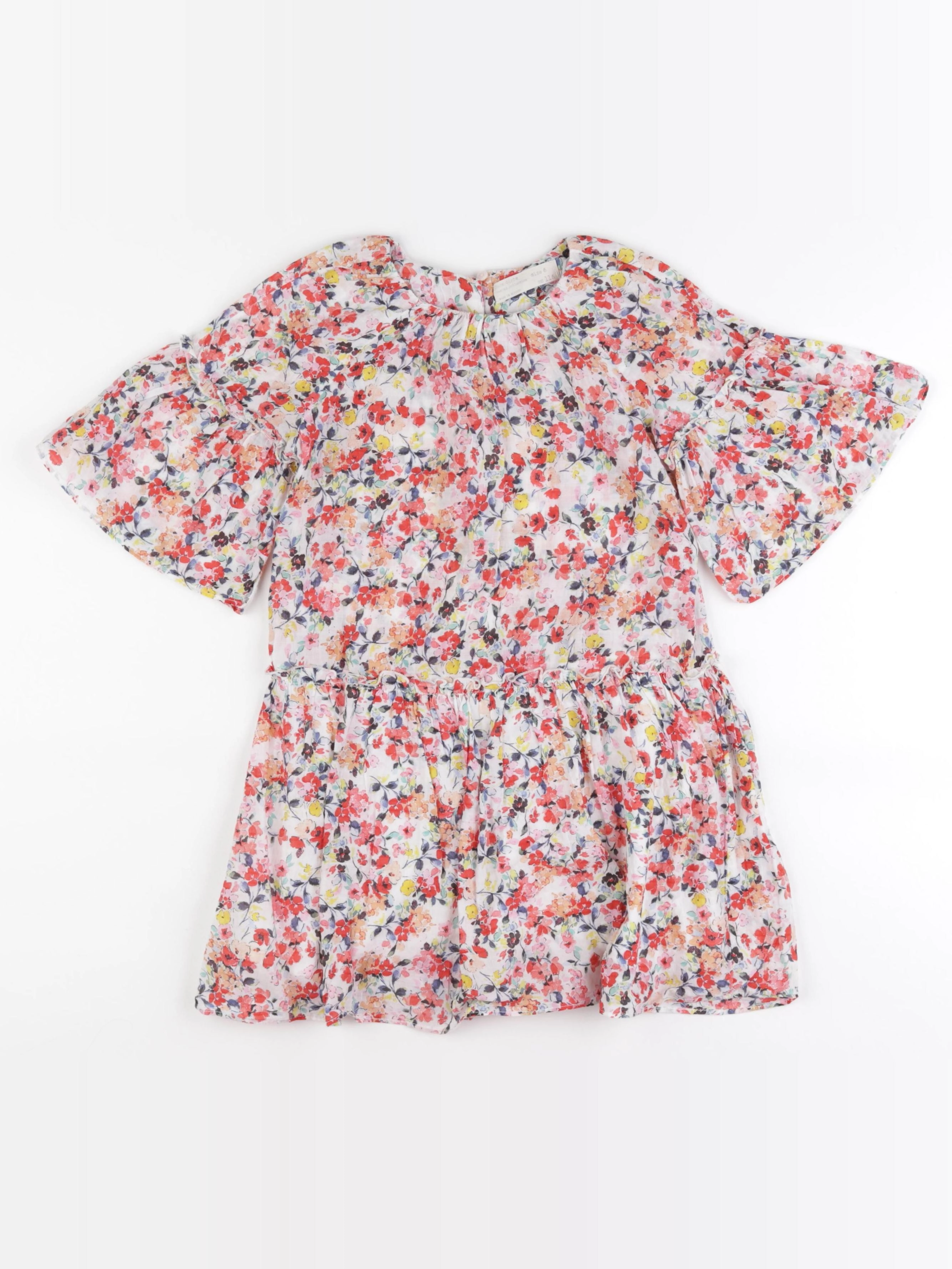 Zara - robe multicolore - 6 ans