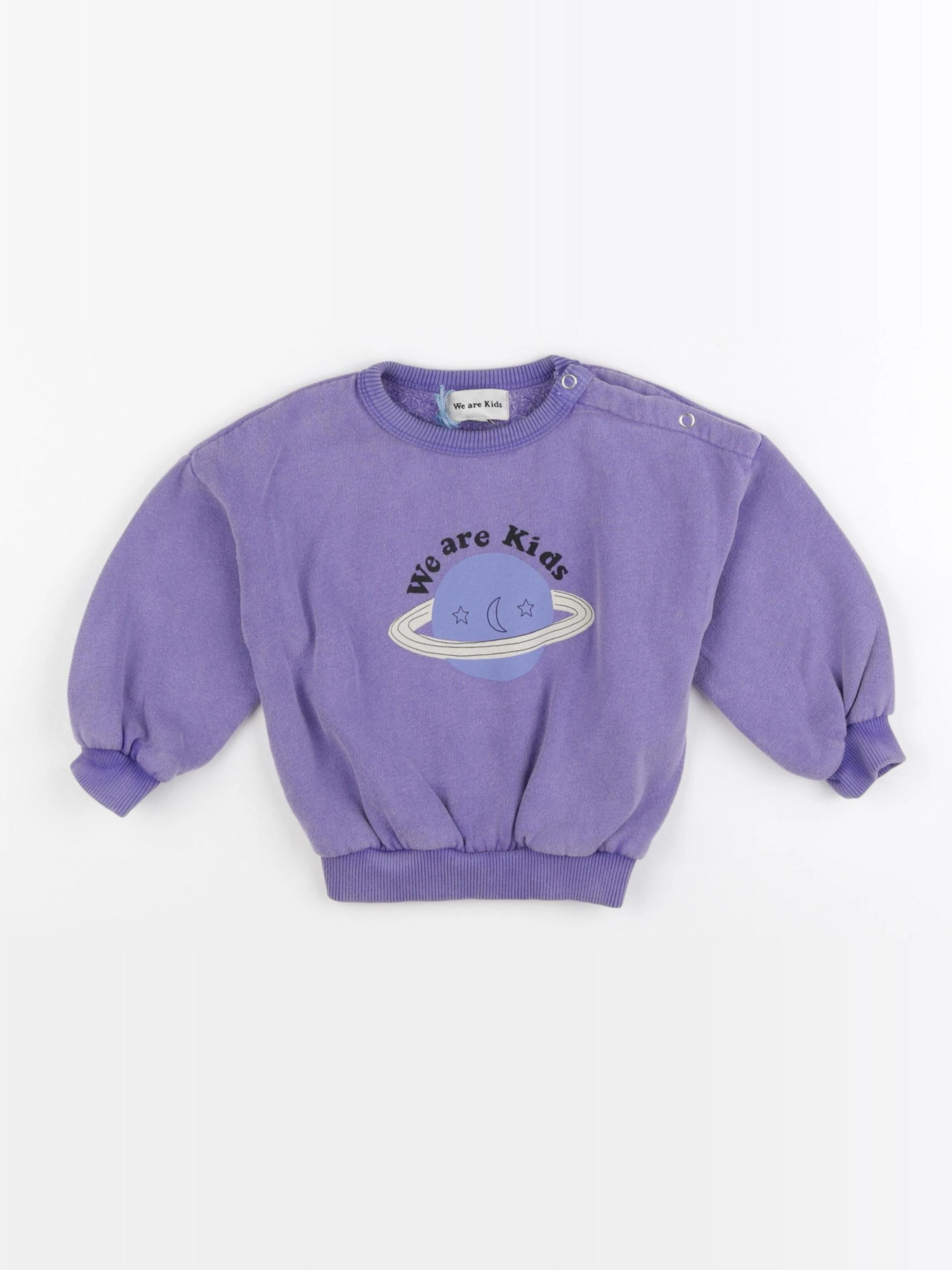 We are kids - sweat violet - 6/12 mois
