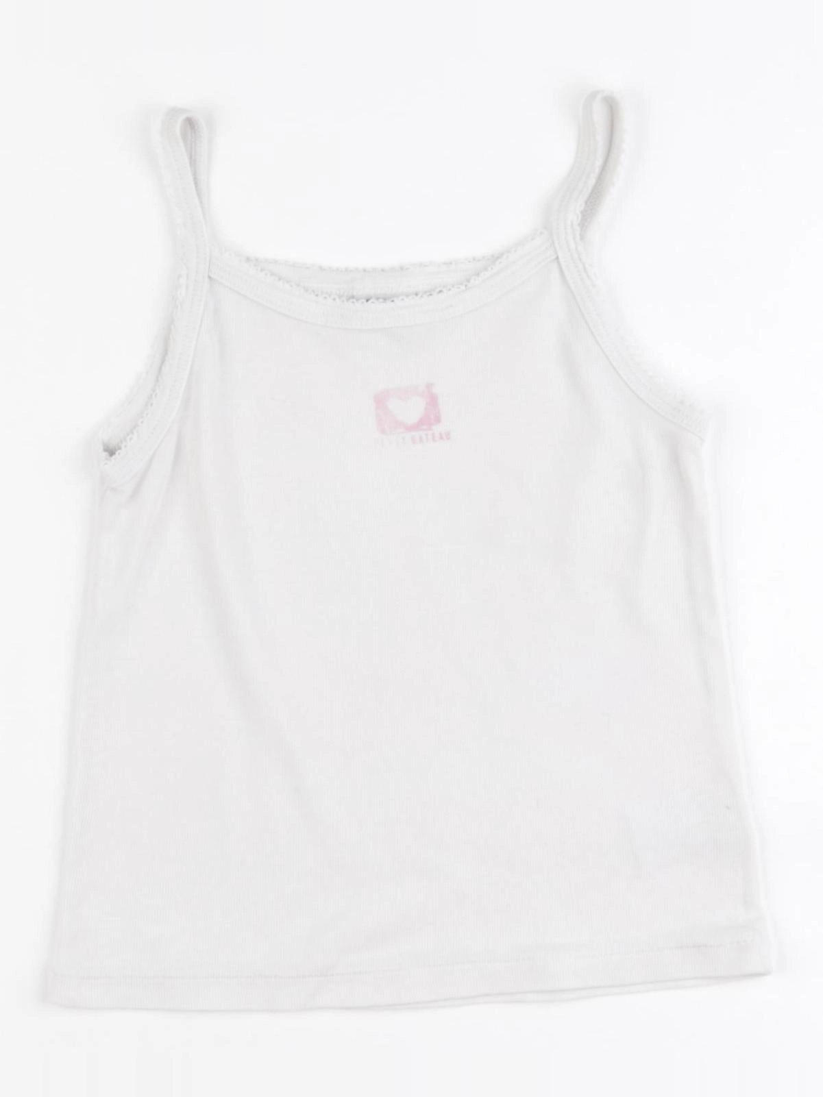 Petit Bateau - maillot de corps blanc - 2 ans