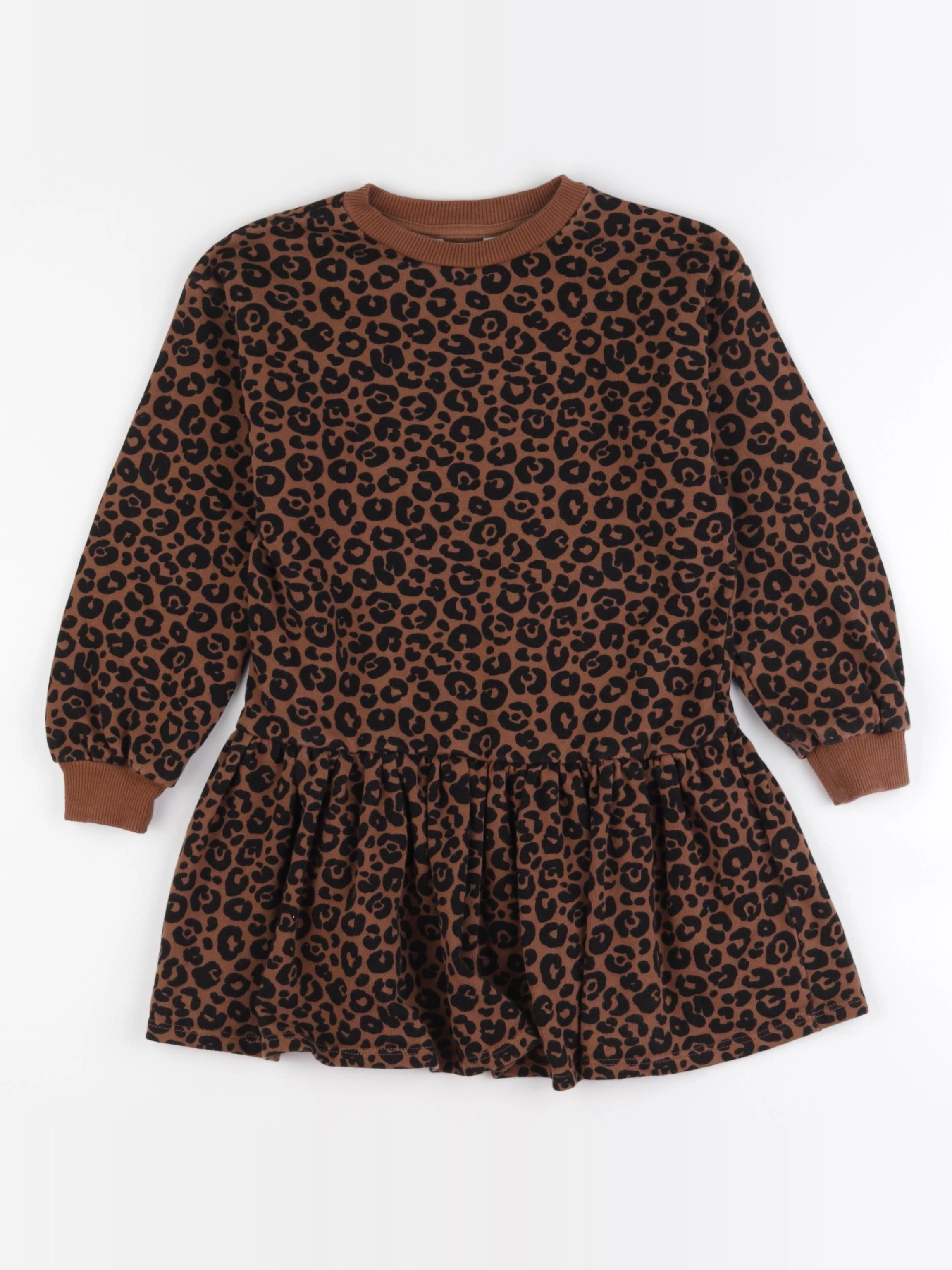 H&M - robe marron - 4/6 ans