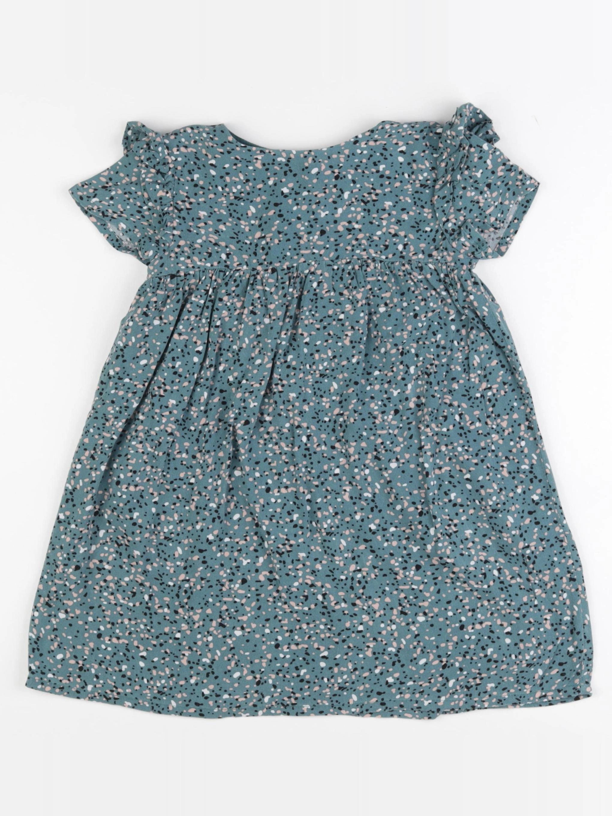 Little Cigogne - robe vert - 4 ans