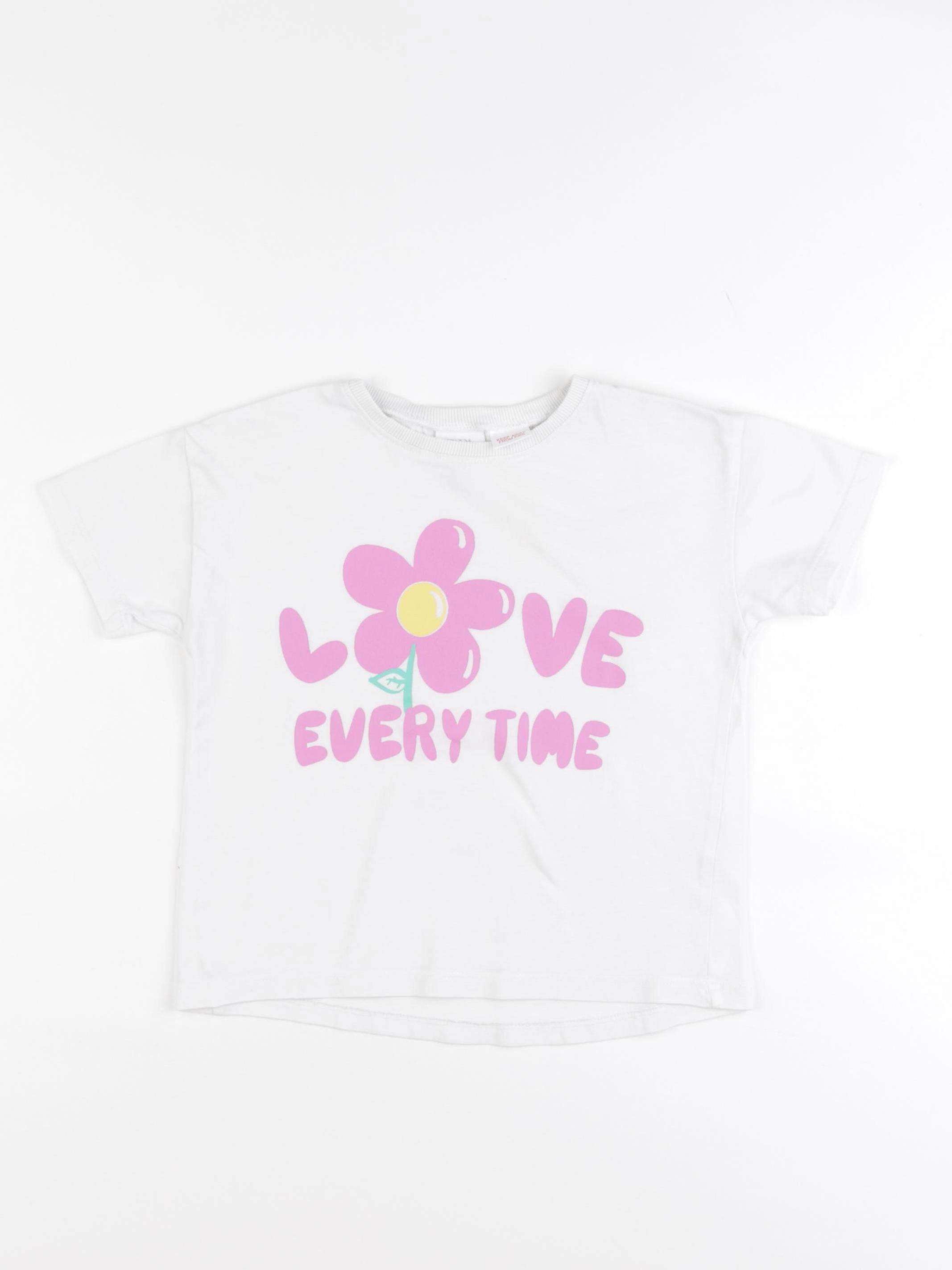 Zara - tee-shirt blanc - 3/4 ans