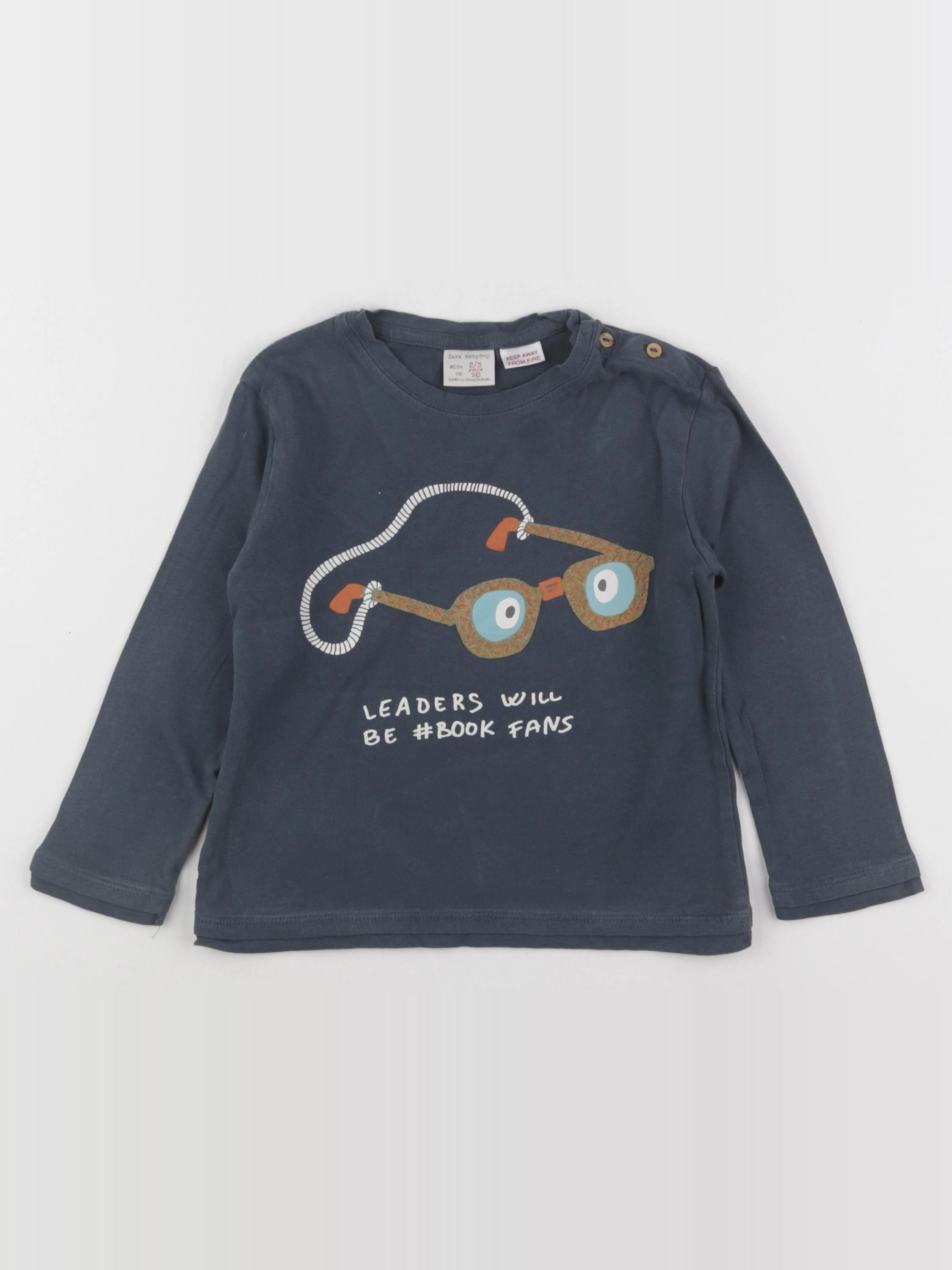 Zara - tee-shirt multicolore - 2/3 ans
