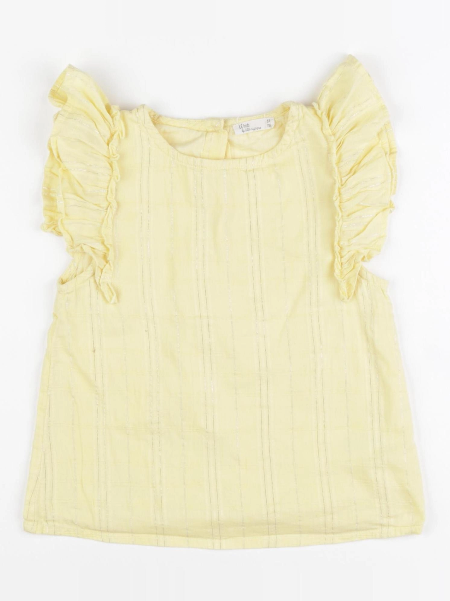 Little Cigogne - blouse jaune - 5 ans