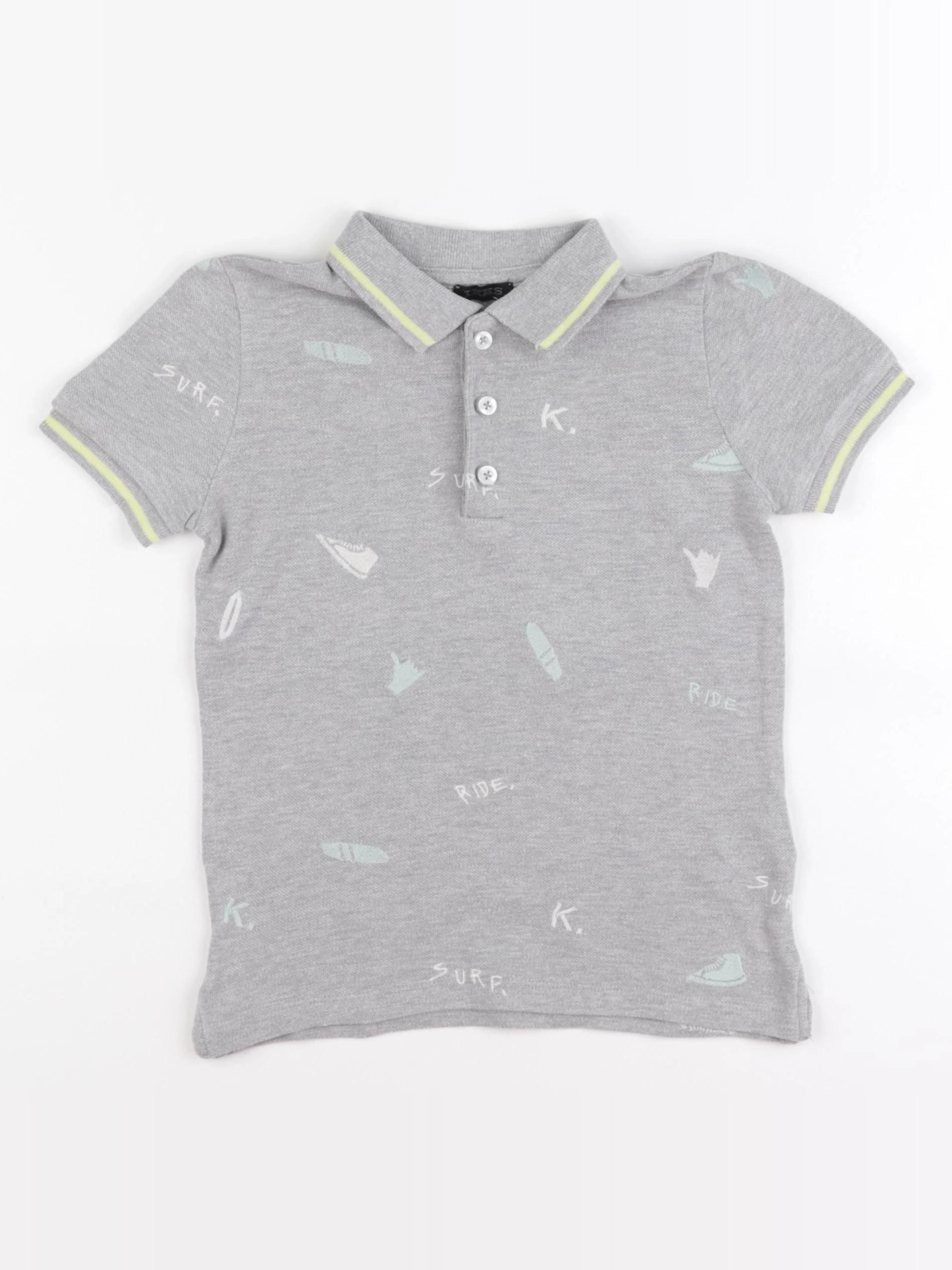 IKKS - polo gris - 4 ans