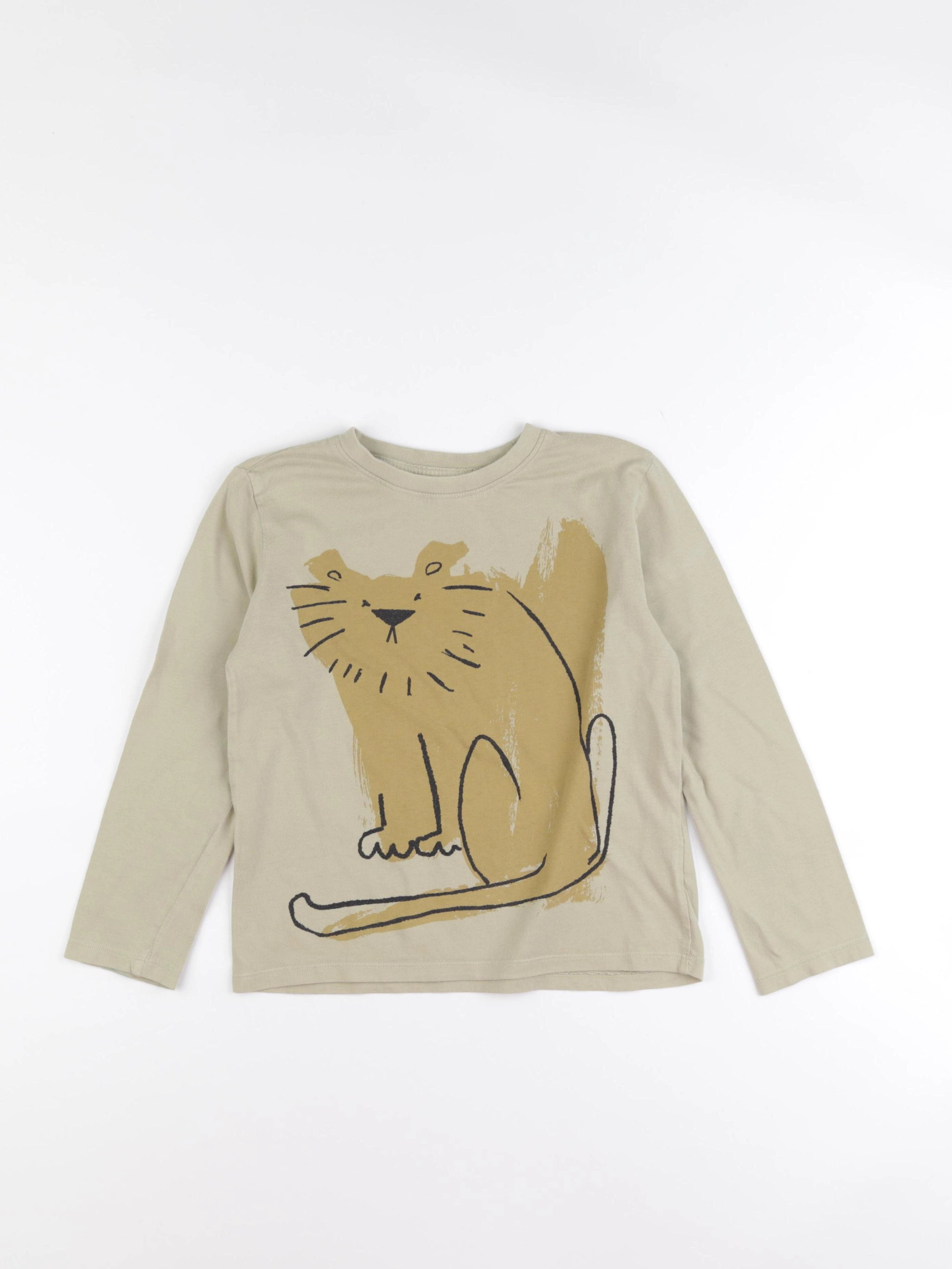 H&M - tee-shirt vert - 6/8 ans