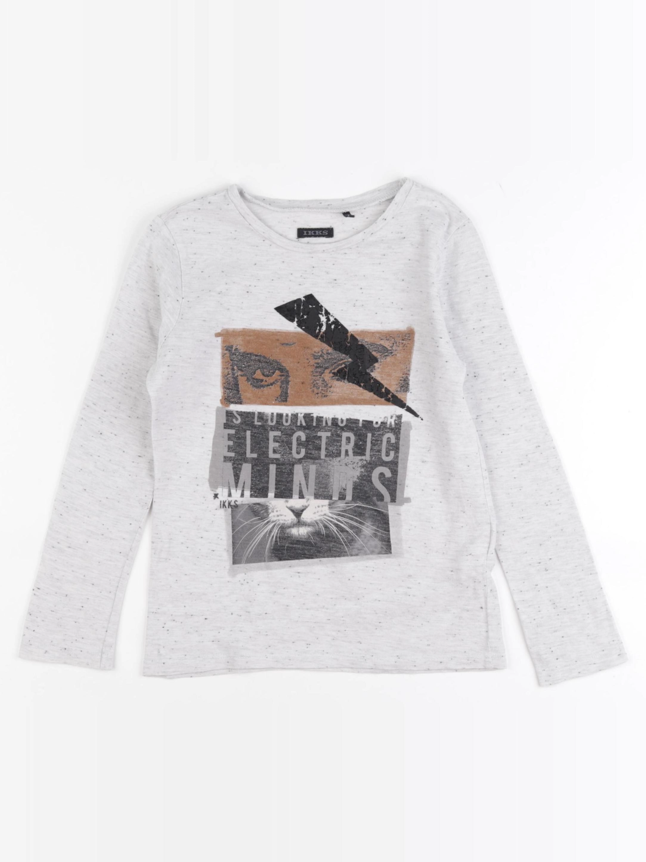IKKS - tee-shirt gris - 5 ans