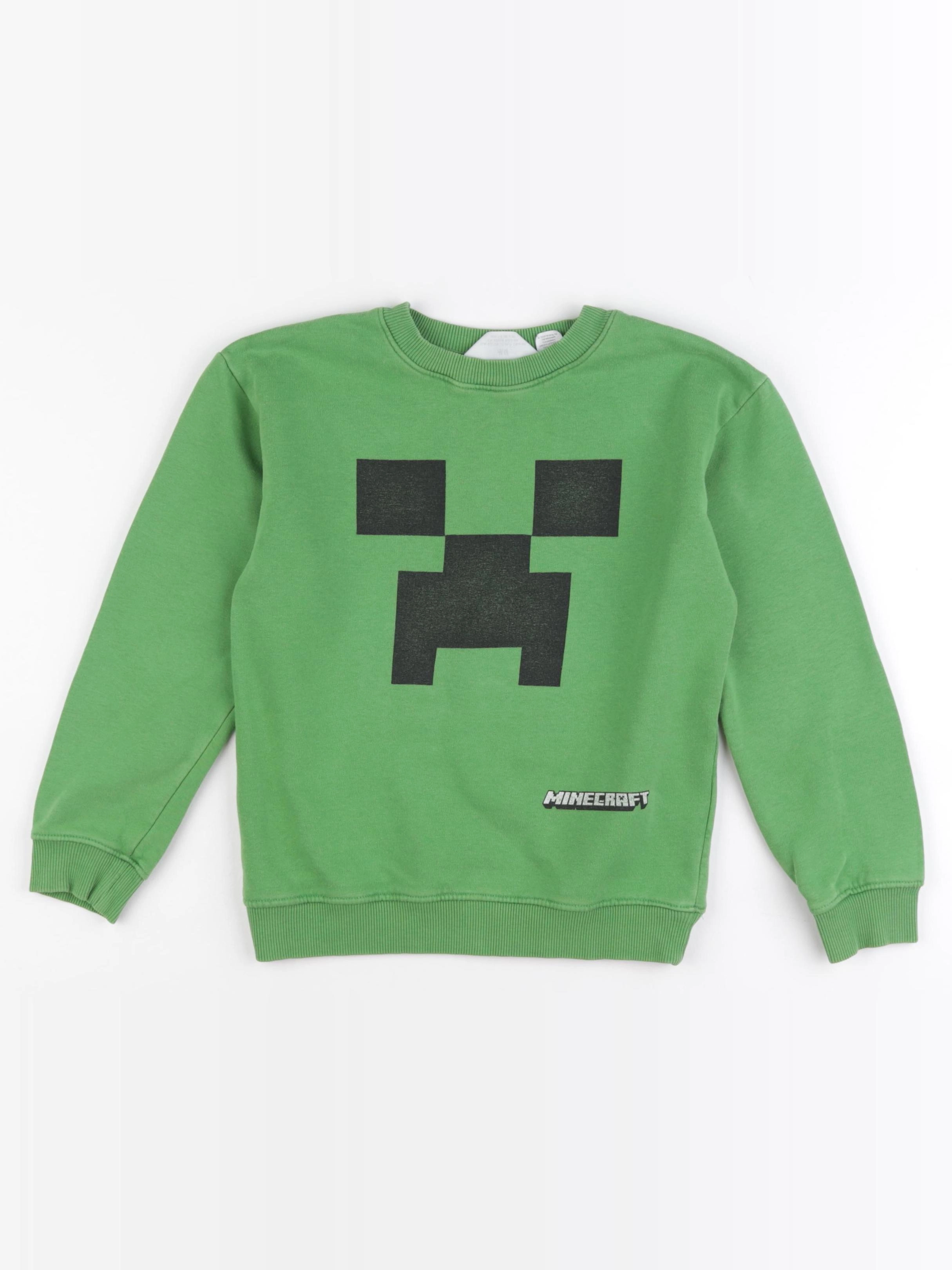 H&M - sweat vert - 8 ans
