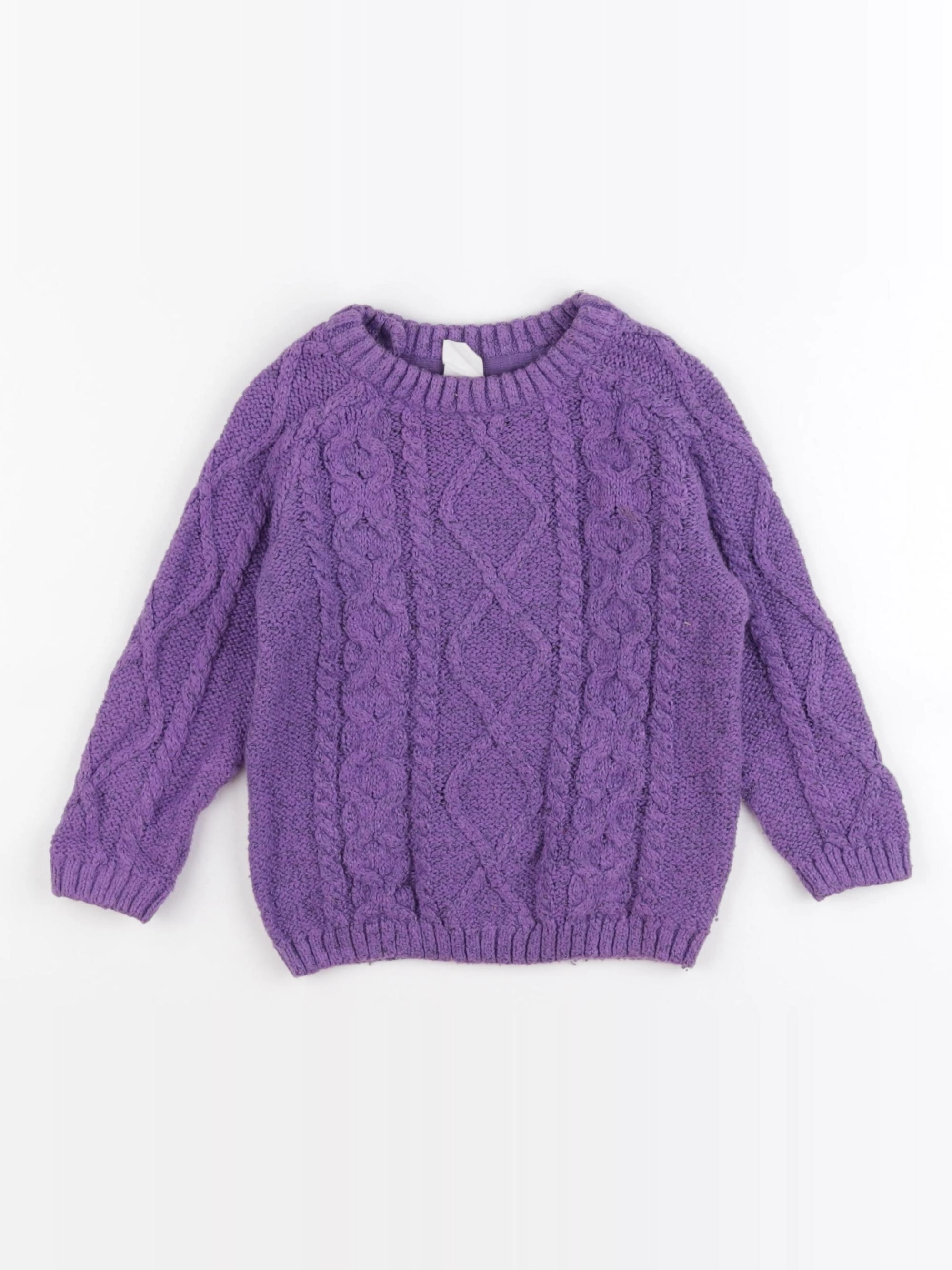 H&M - pull violet - 12/18 mois