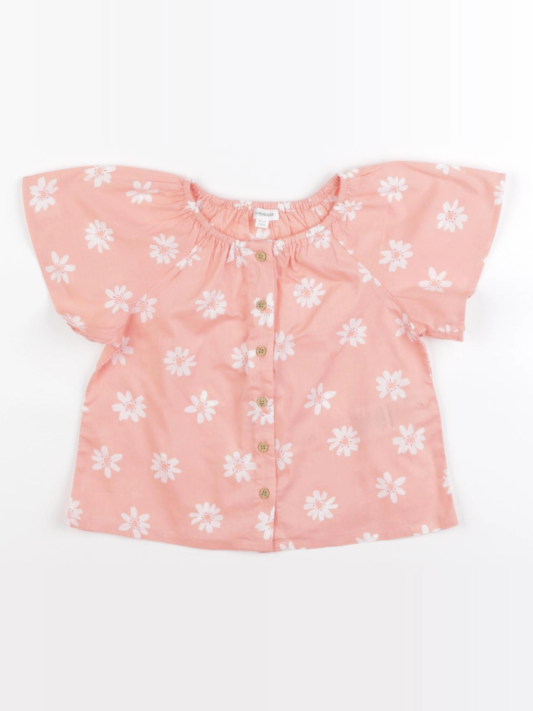 Vertbaudet - blouse rose - 2 ans