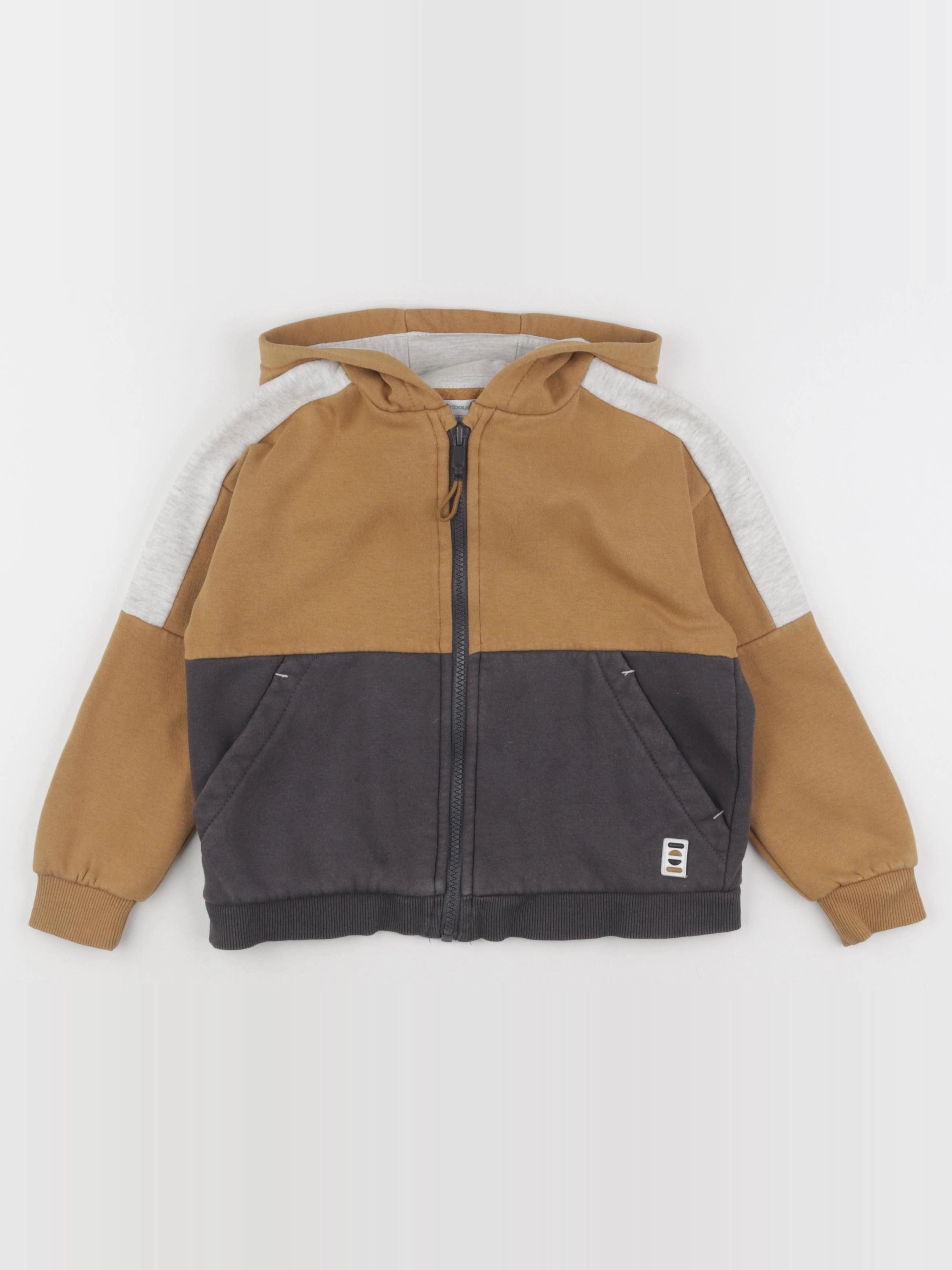 Vertbaudet - sweat multicolore - 6 ans